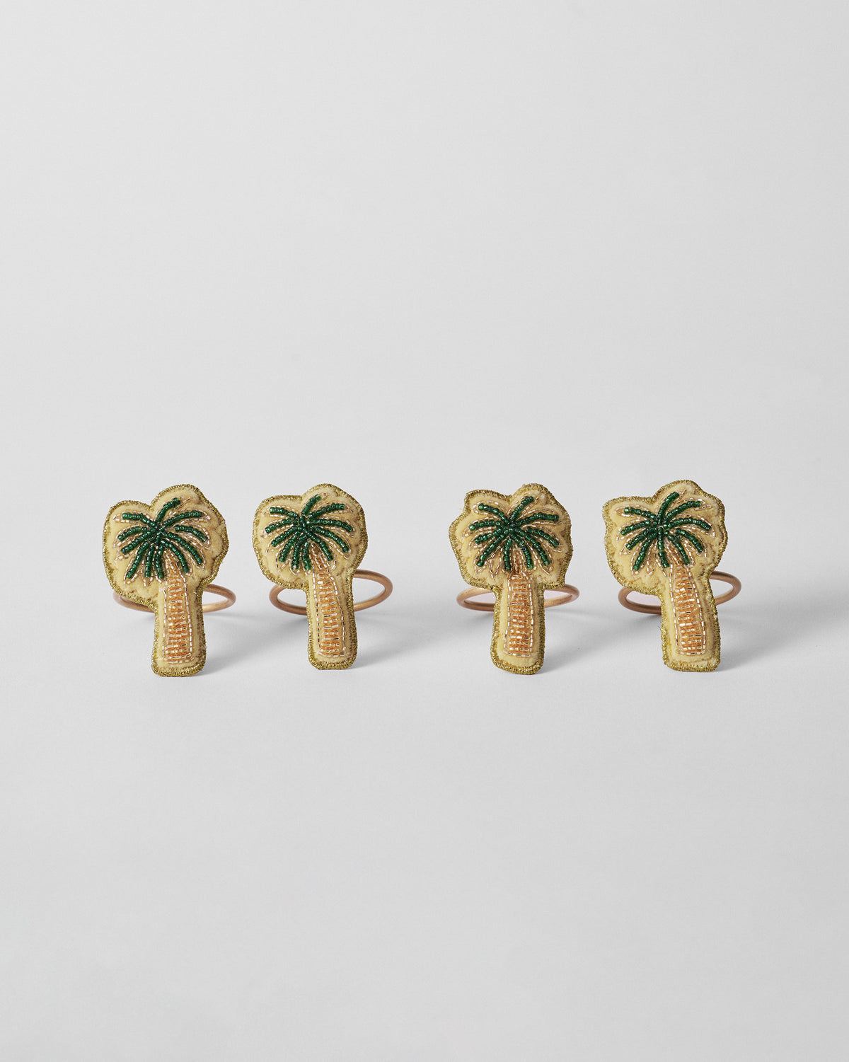 Palm Napkin Ring - Set of 4