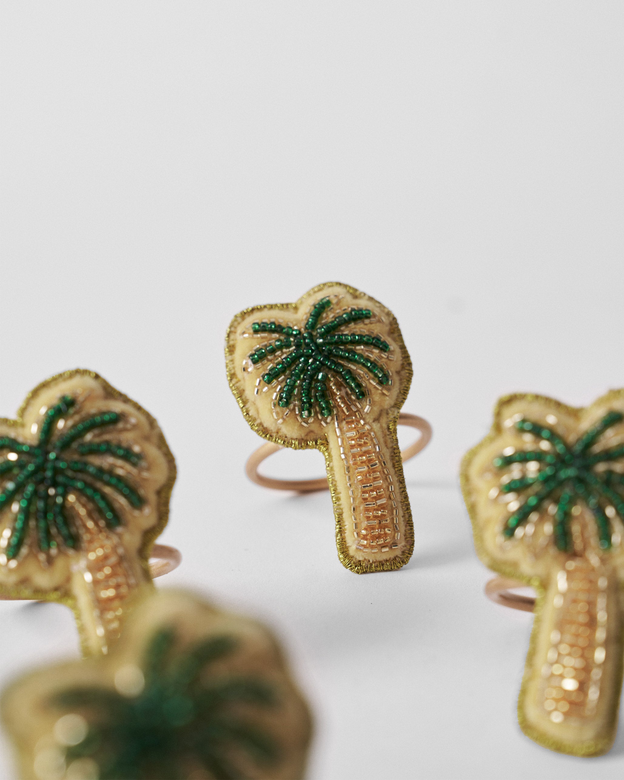 Palm Napkin Ring - Set of 4