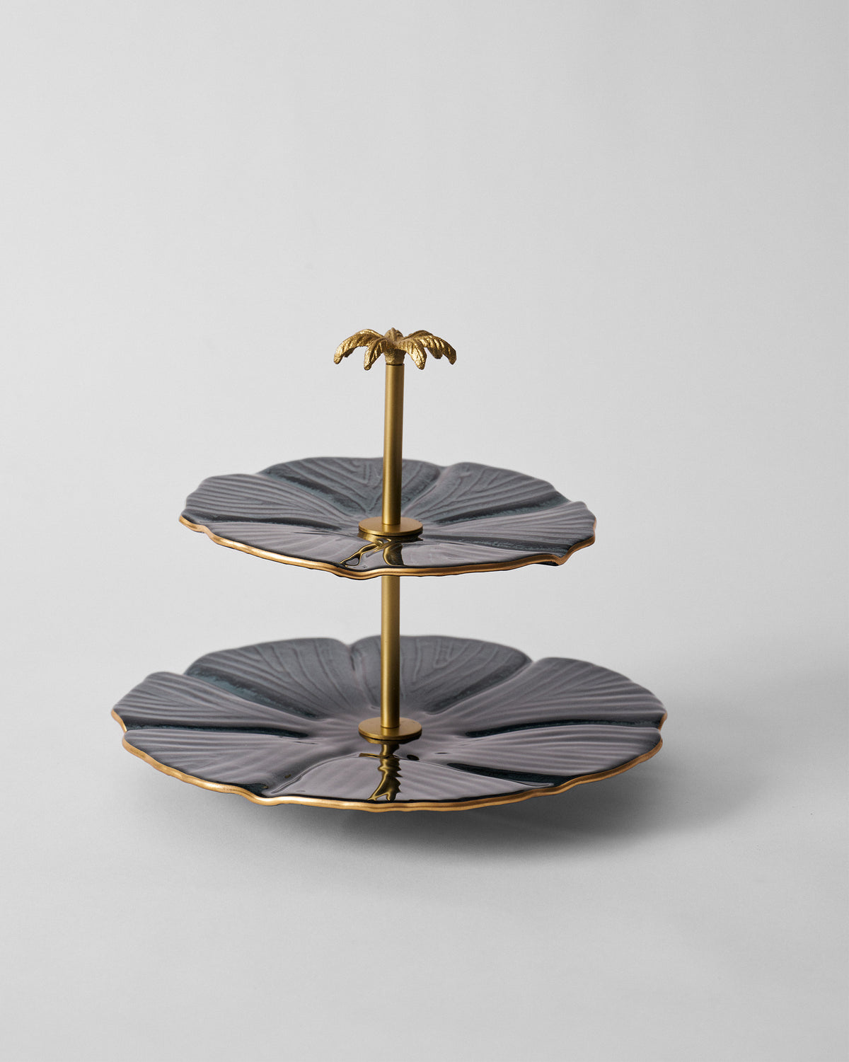 Phool Cake Stand - Charcoal
