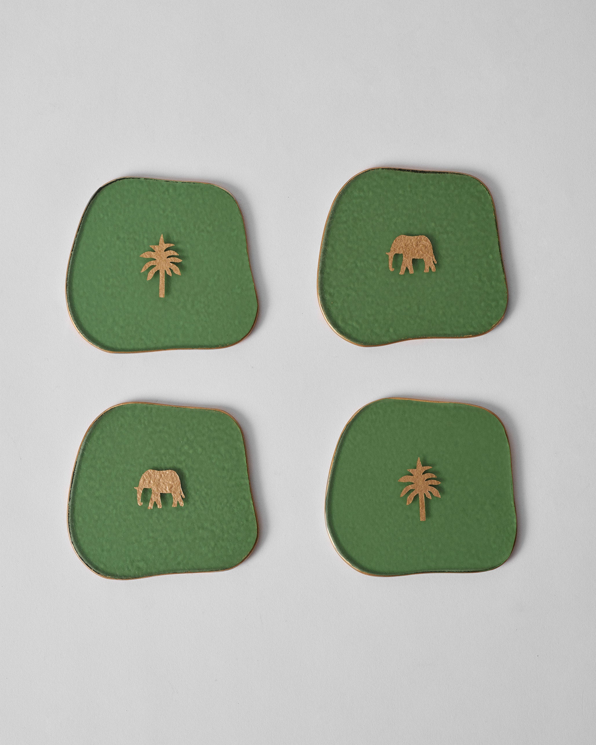 Tusk Bloom Coaster - Set of 4