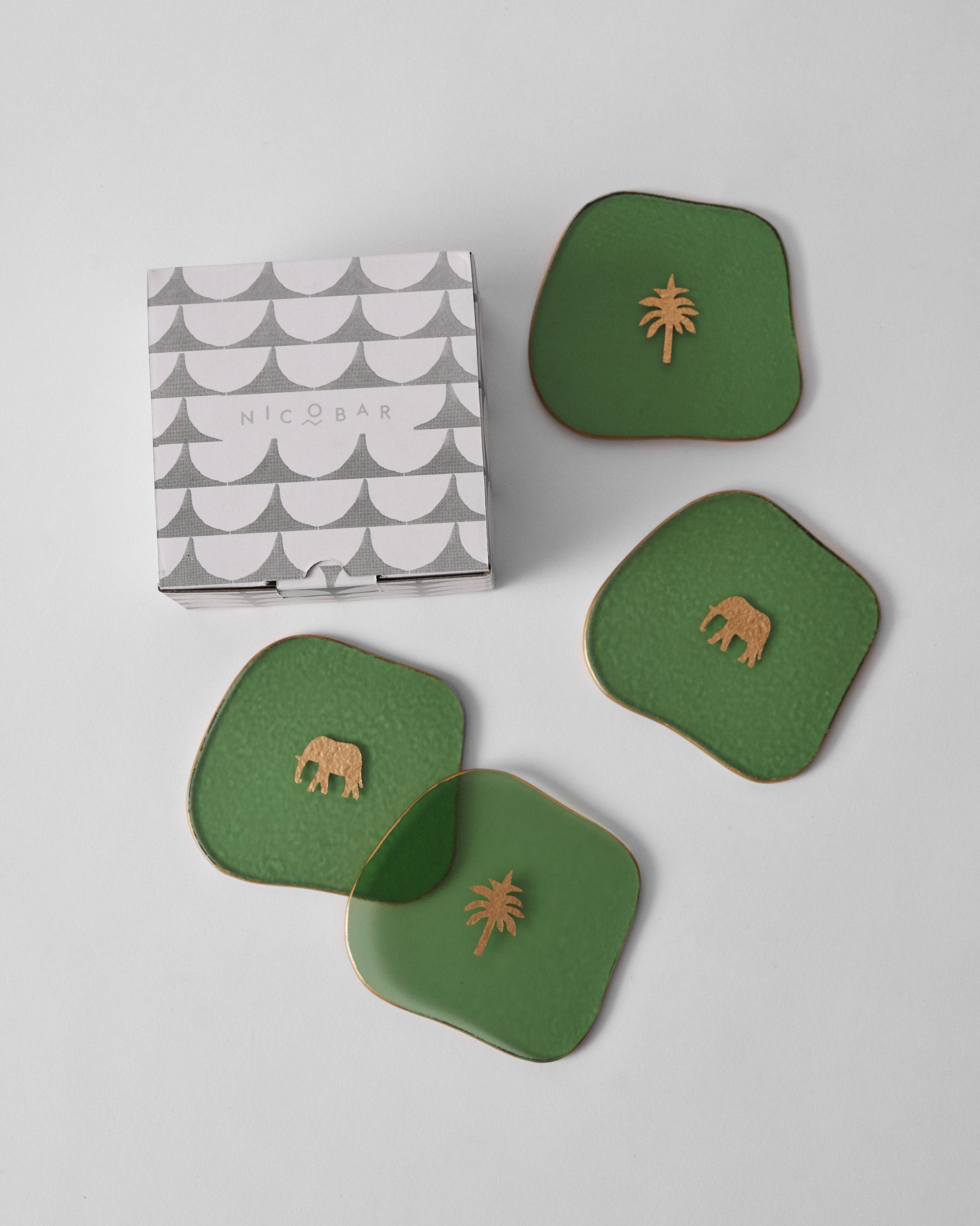 Tusk Bloom Coaster - Set of 4