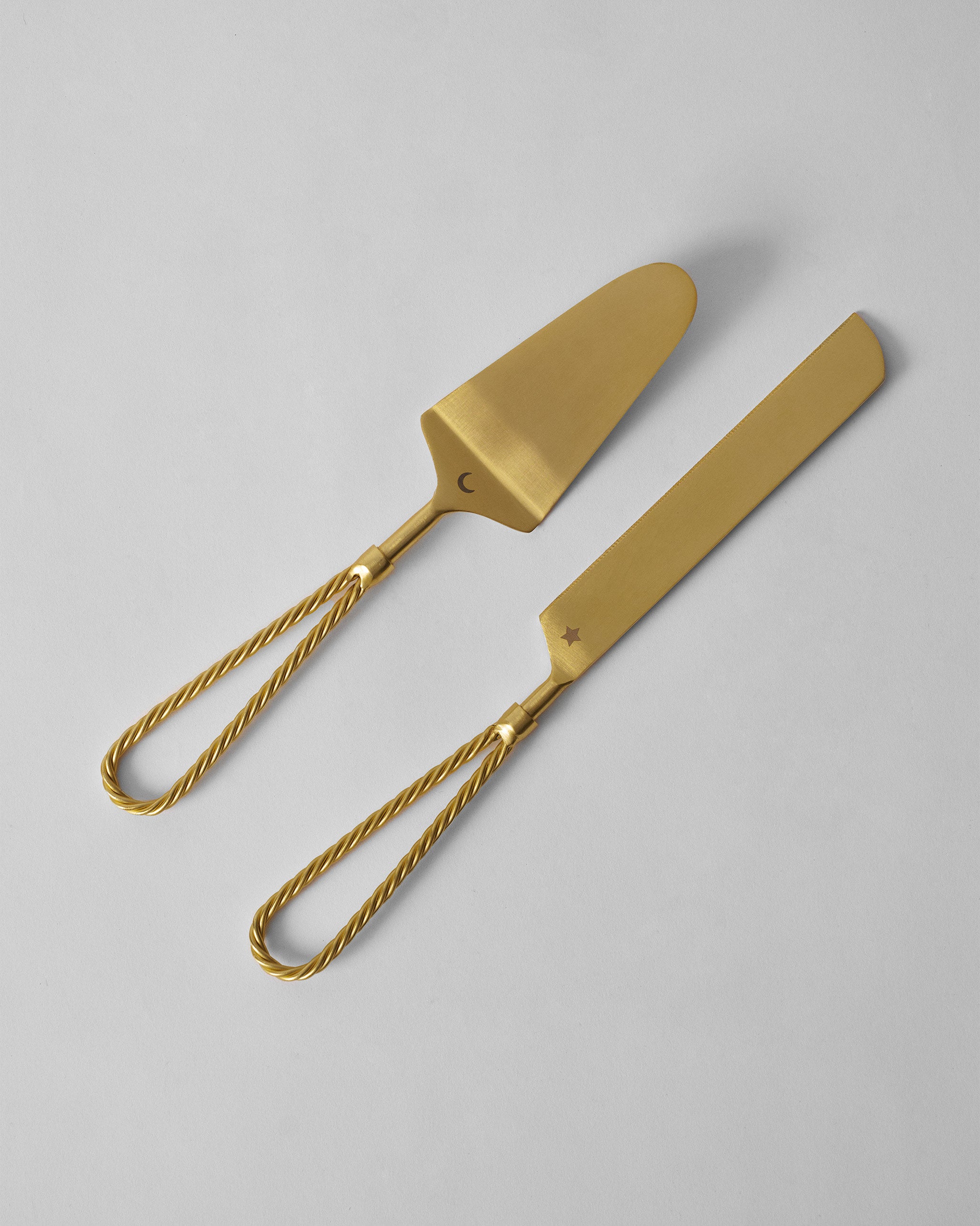 Star & Moon Cake Knive - Set of 2
