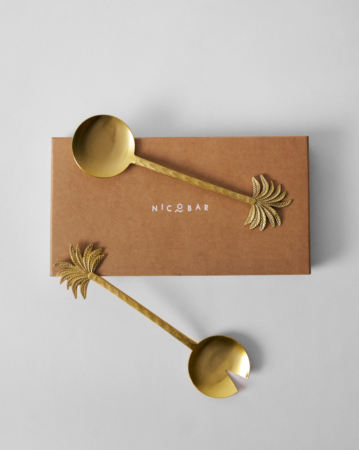Palm Bloom Salad Server - Set of 2