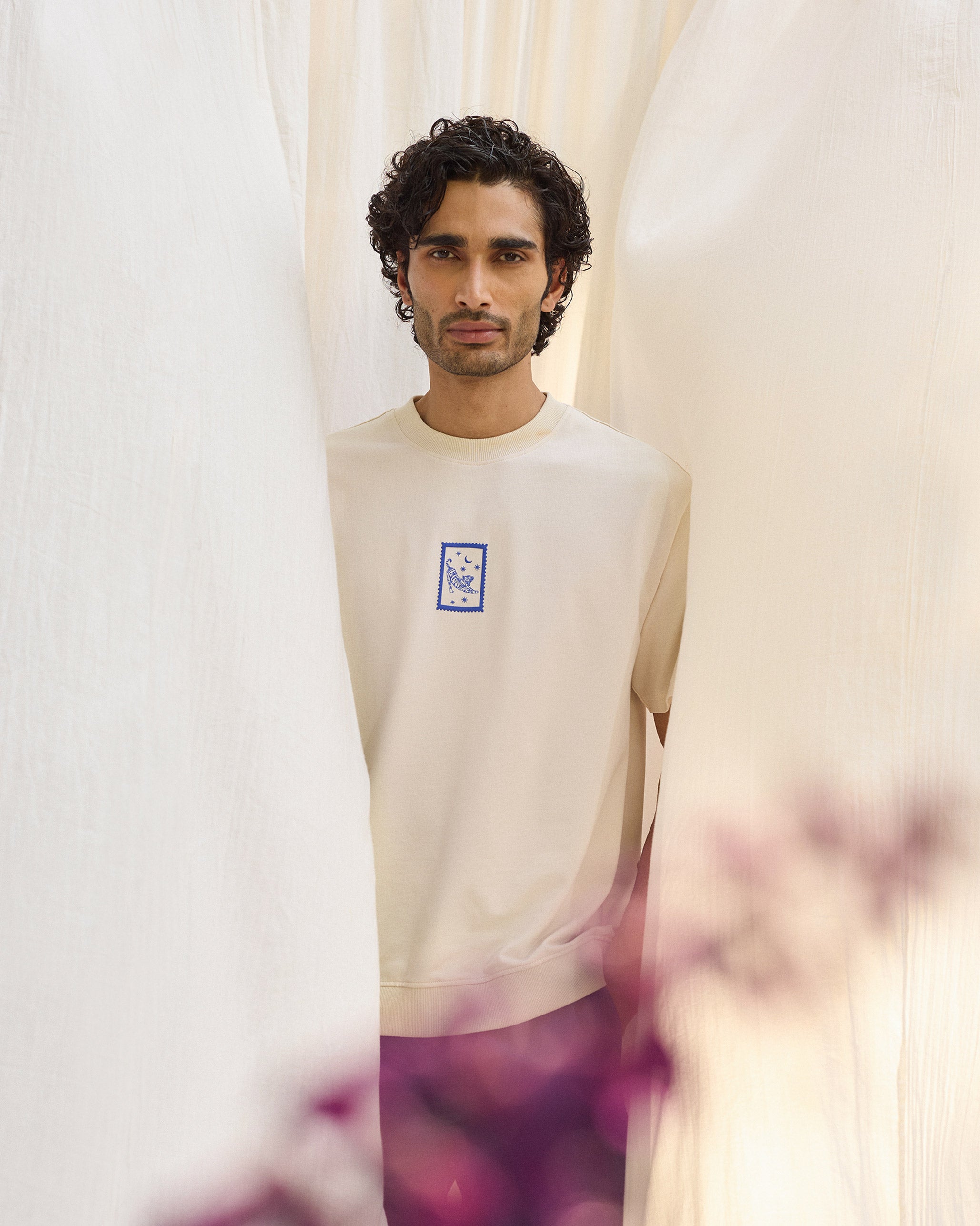 Leaping Tiger T-Shirt - Ivory