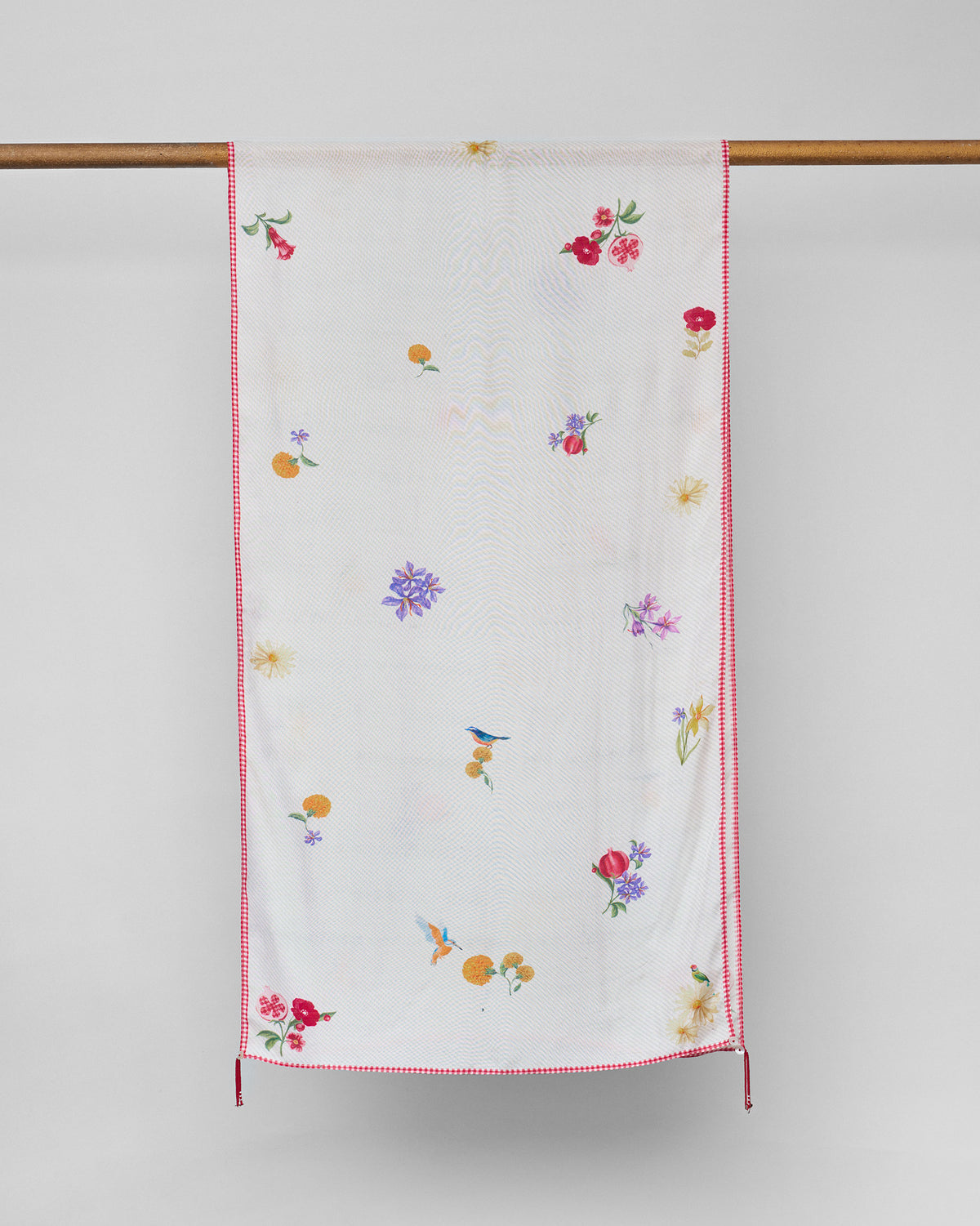 Floral Bloom Scarf - Ivory