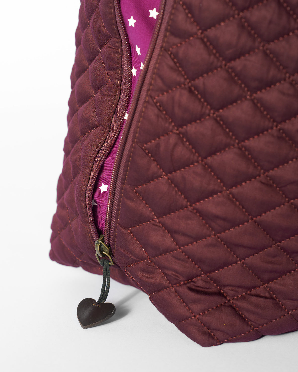 Farah Bag - Brown & Mulberry