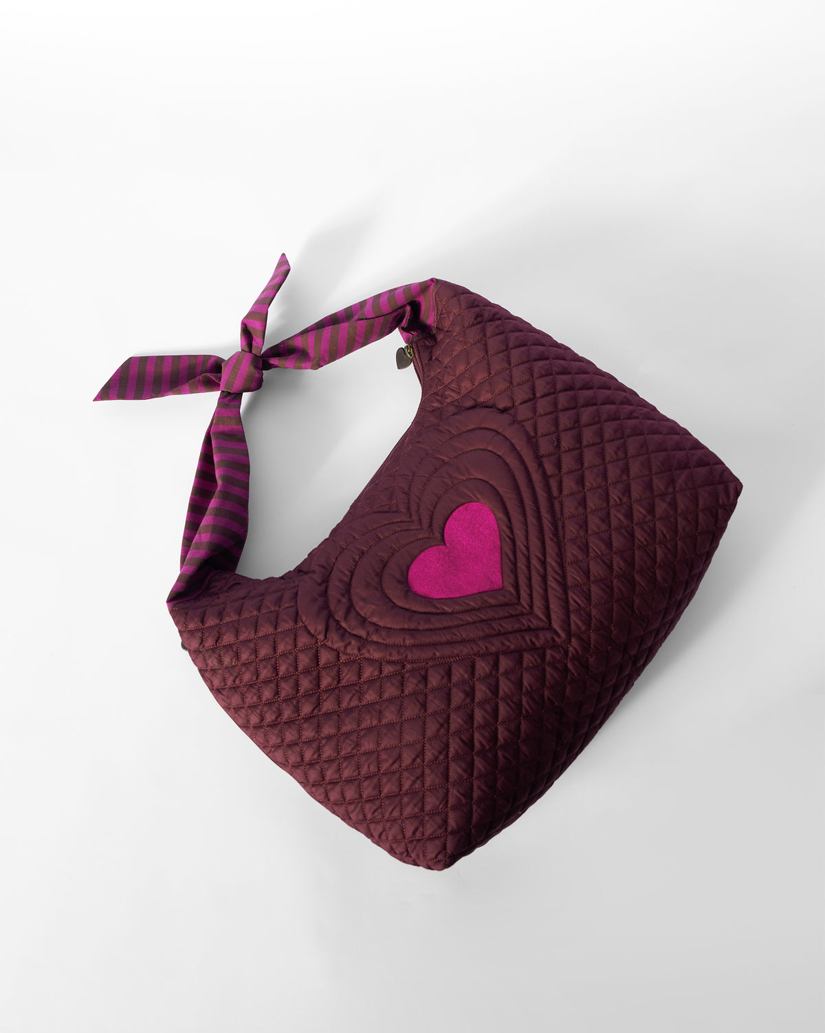 Farah Bag - Brown & Mulberry