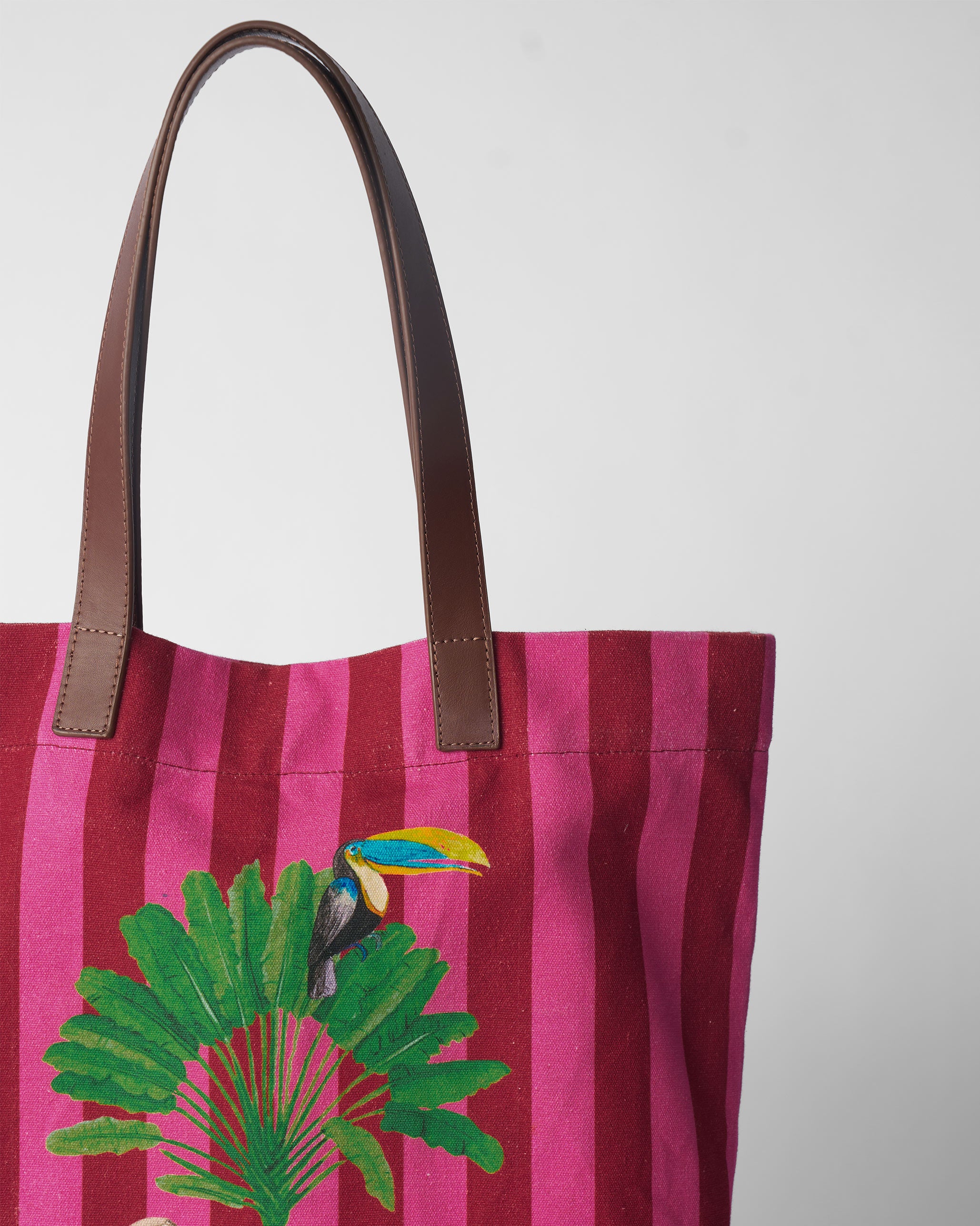 Mukayu City Tote - Red & Pink