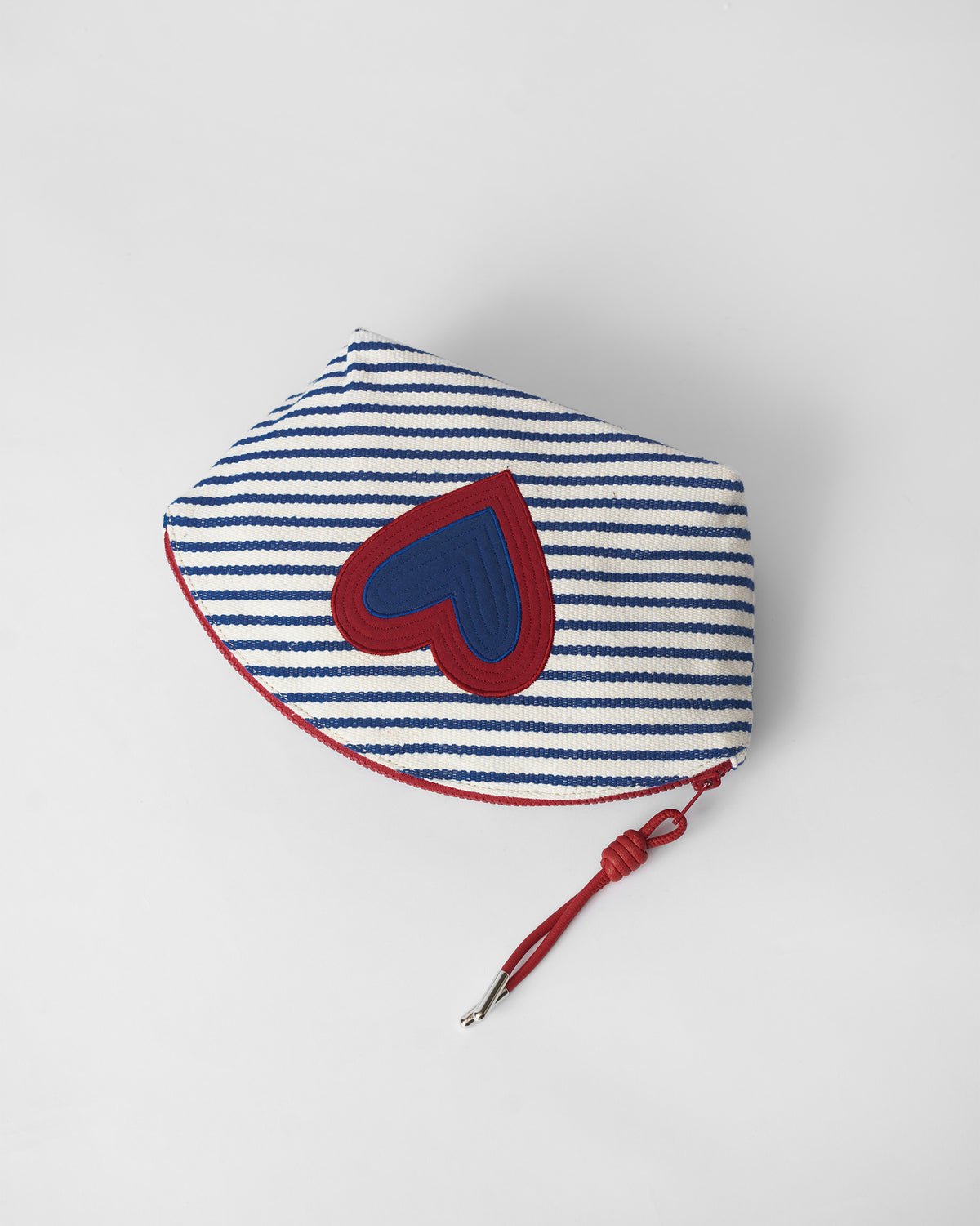 Kira Pouch - Blue & White