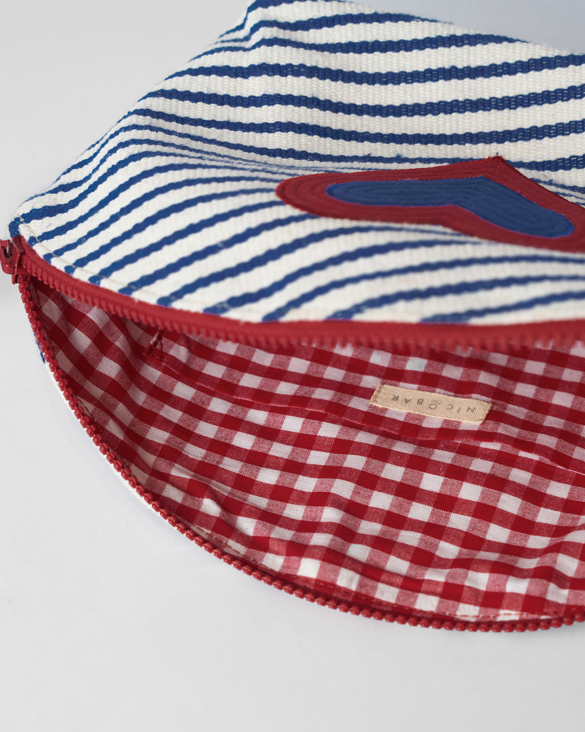 Kira Pouch - Blue & White