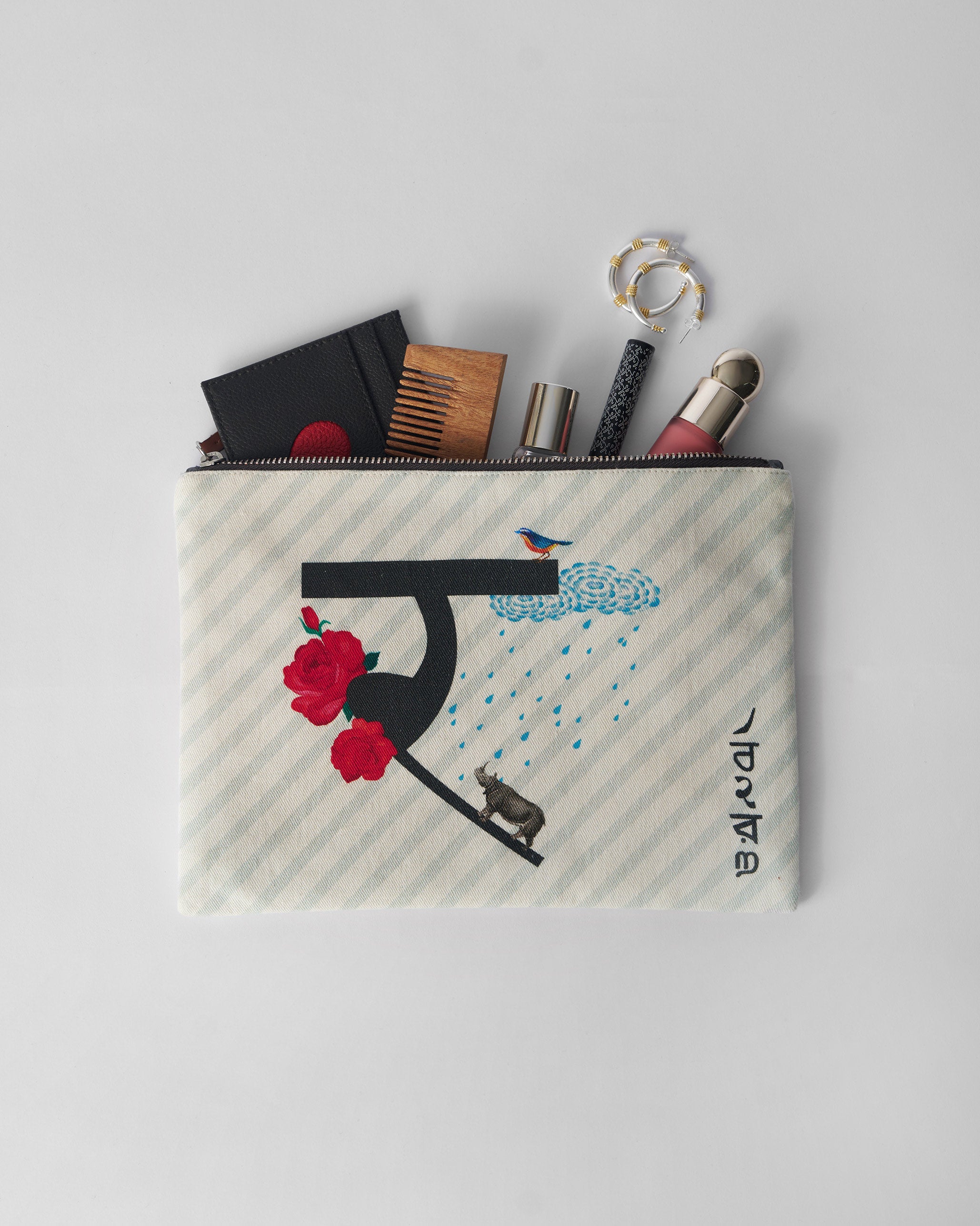 Rimjhim Pouch - Ivory