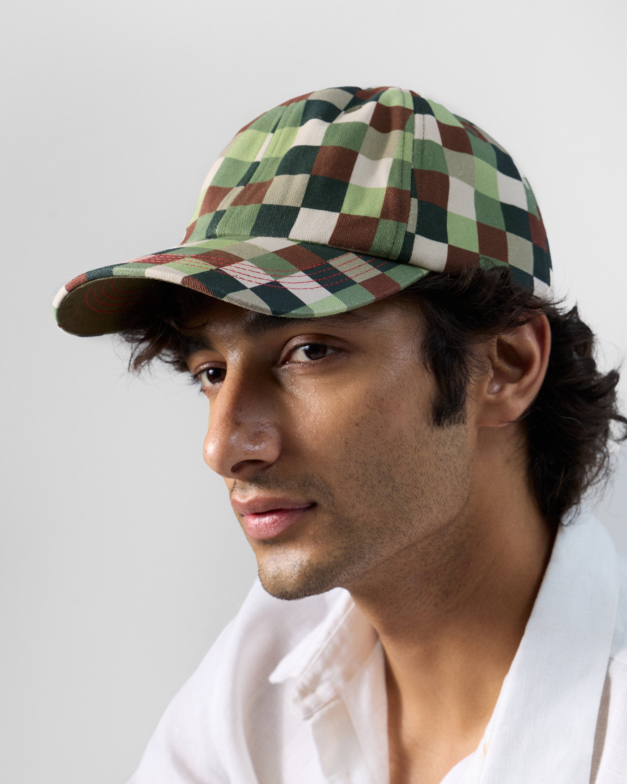 Pixel Cap - Olive
