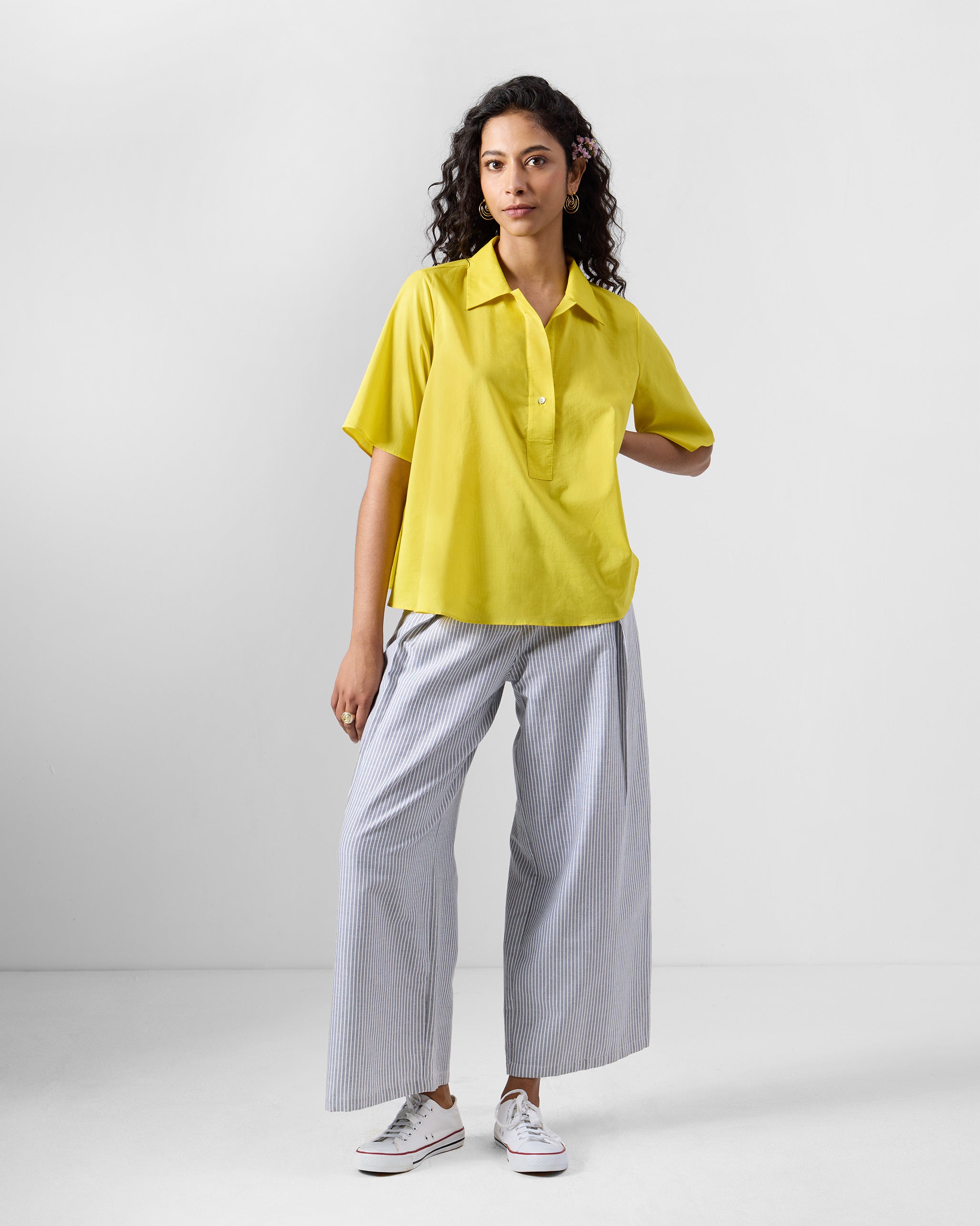 Rann Shirt - Chartreuse