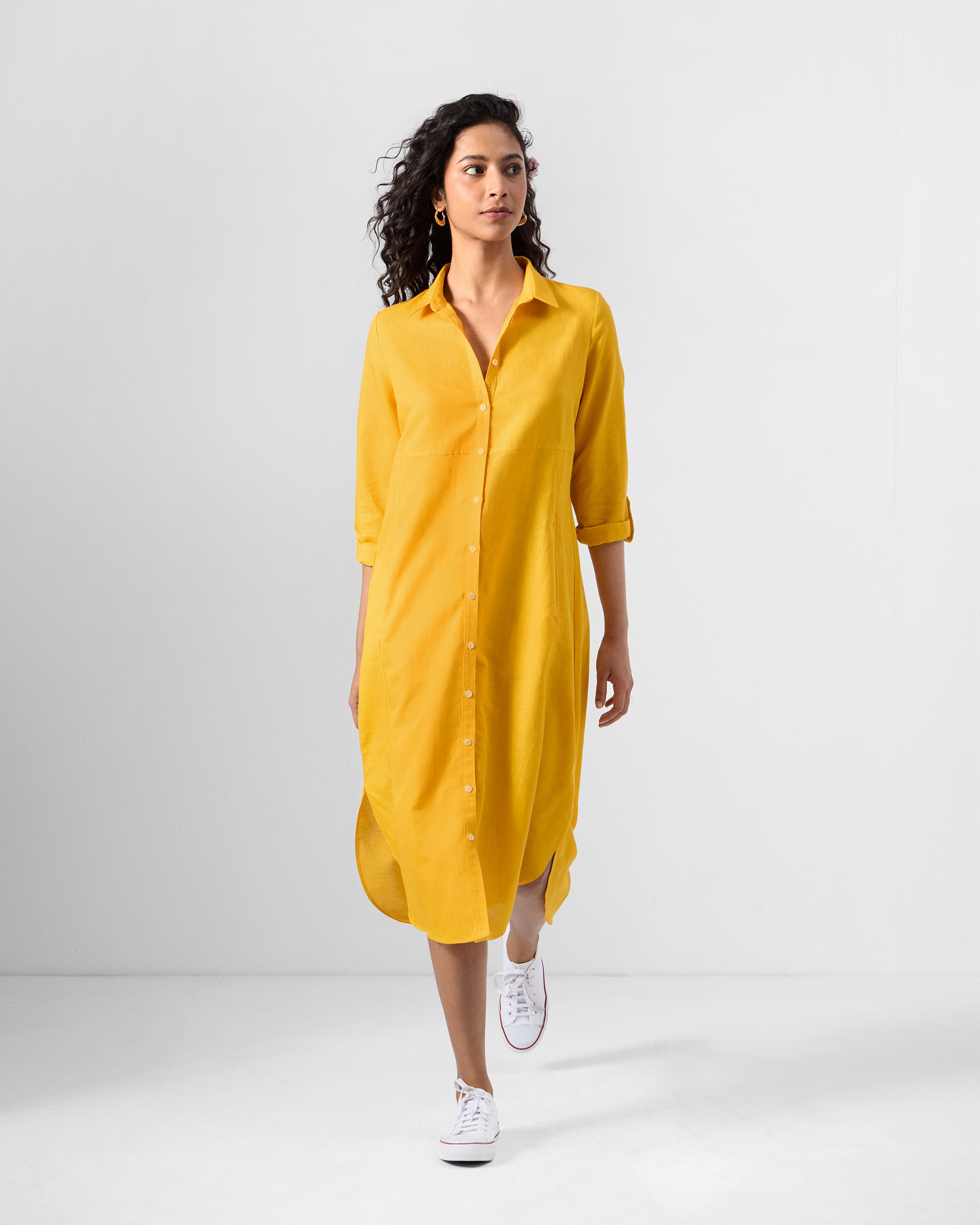 Pristine Dress - Ochre