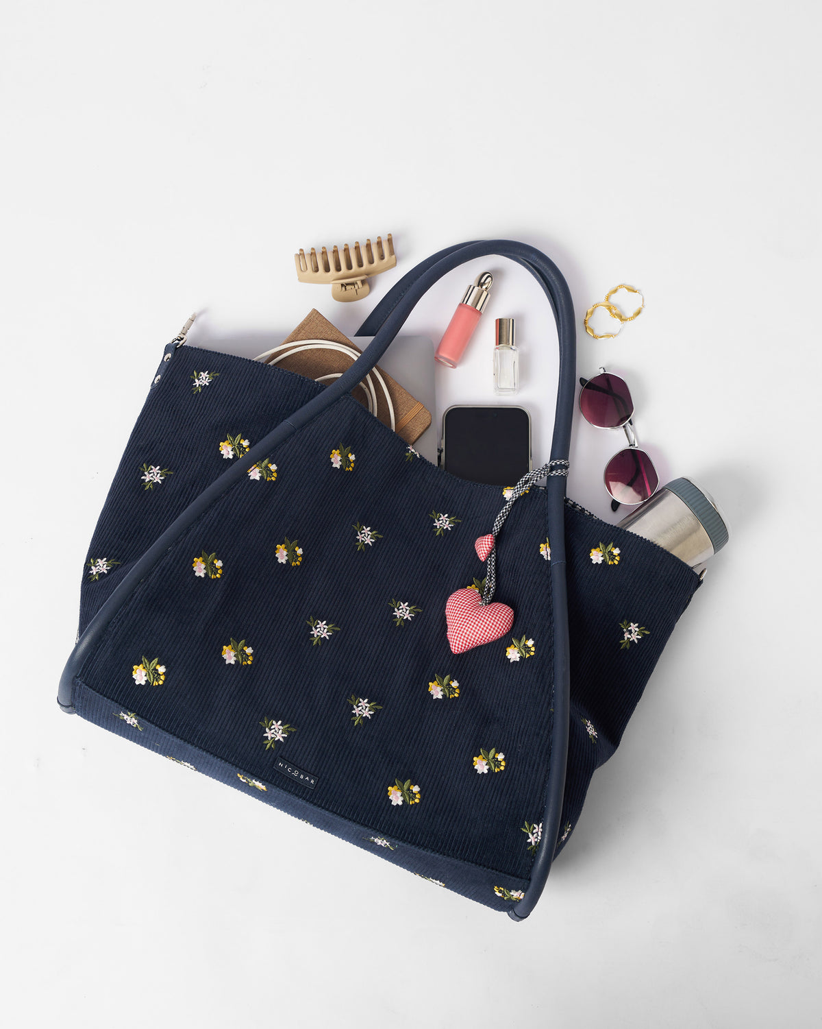 Ditsy Bag - Navy