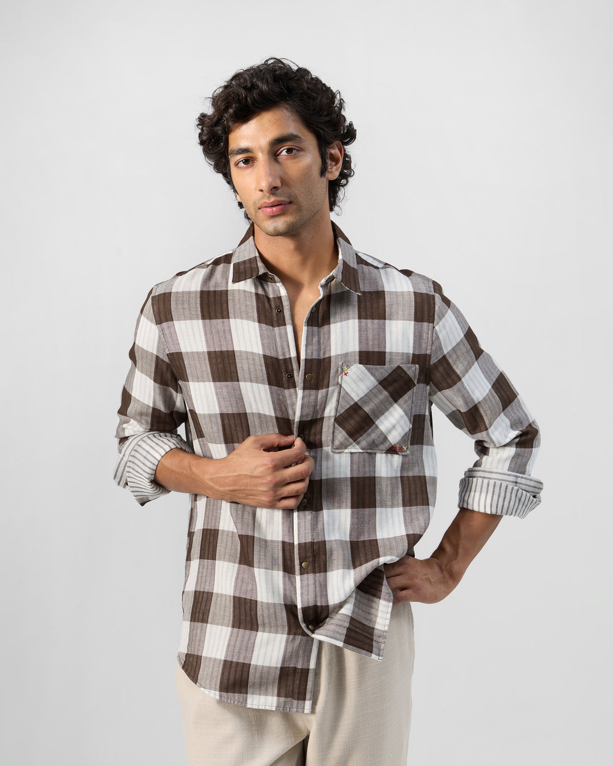 Milaan Reversible Shirt - Cotton Classic Fit