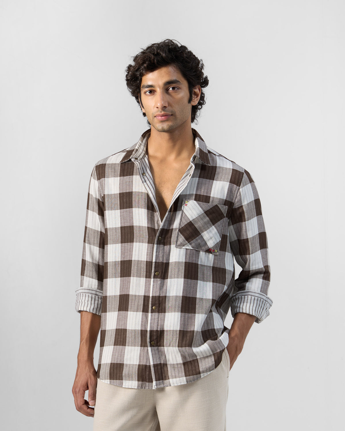 Milaan Reversible Shirt - Cotton Classic Fit