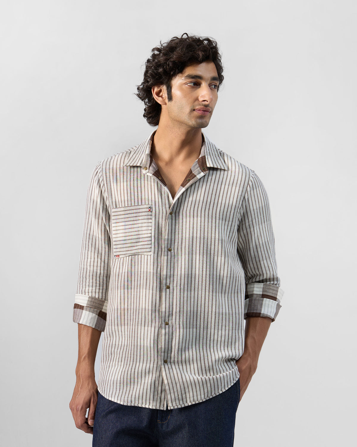 Milaan Reversible Shirt - Cotton Classic Fit