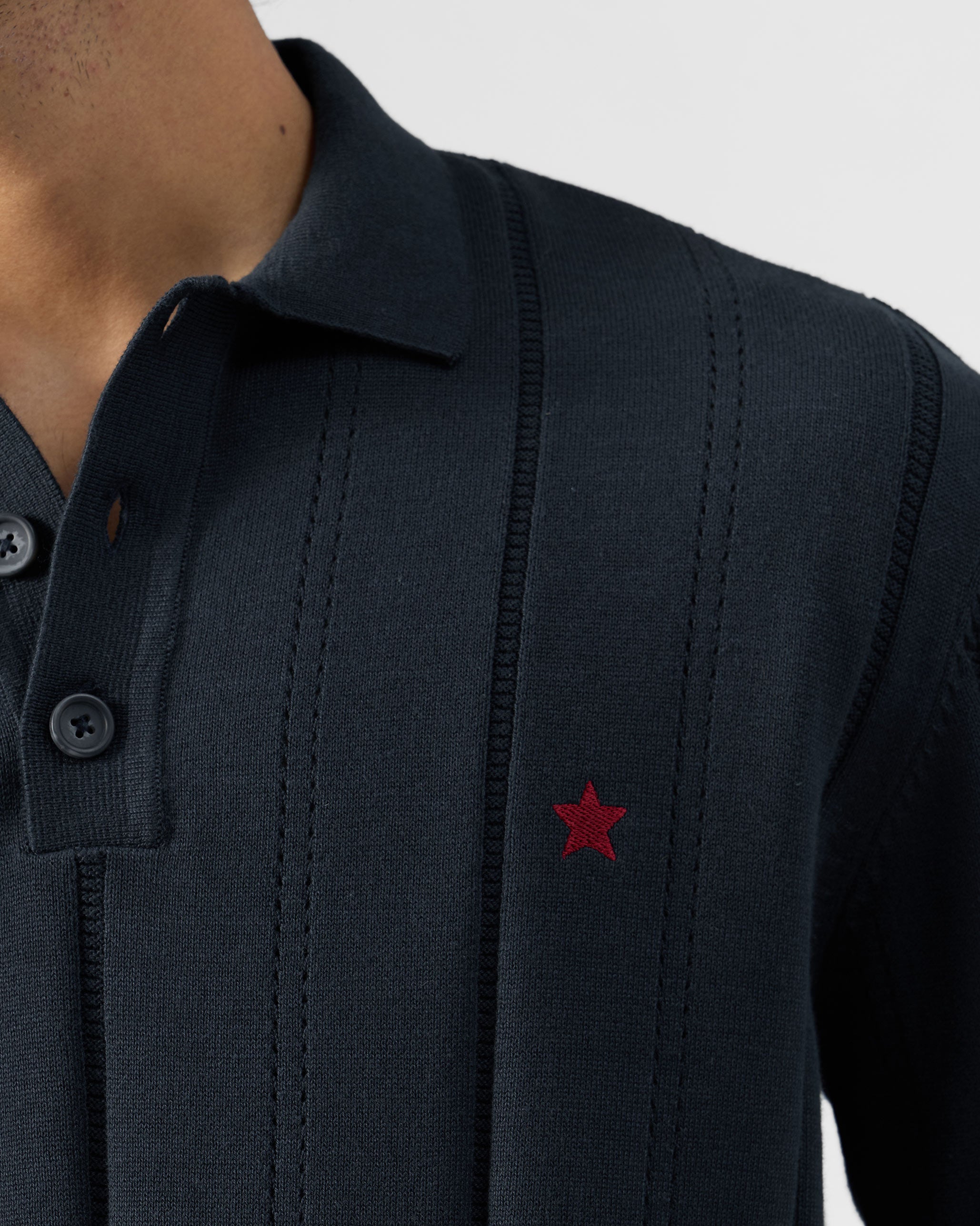 Midnight Polo T-Shirt - Cotton Knit Regular Fit
