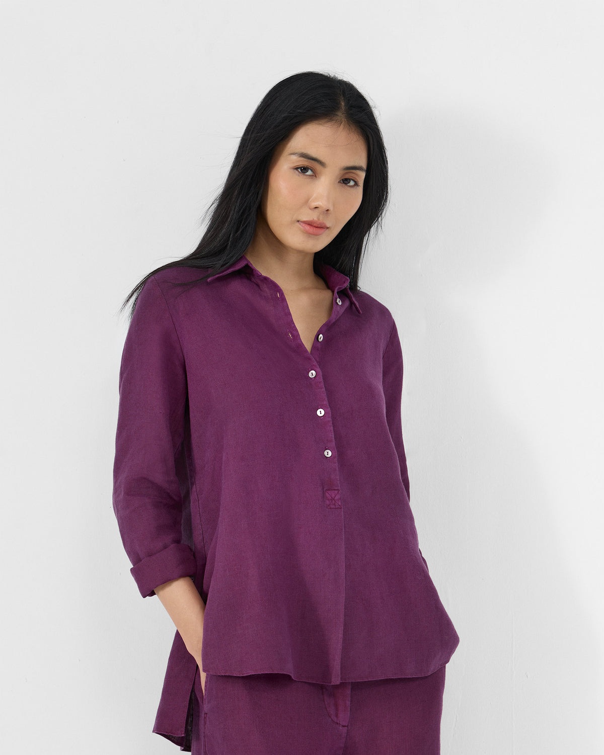 Mati Shirt - 100% Linen Regular Fit