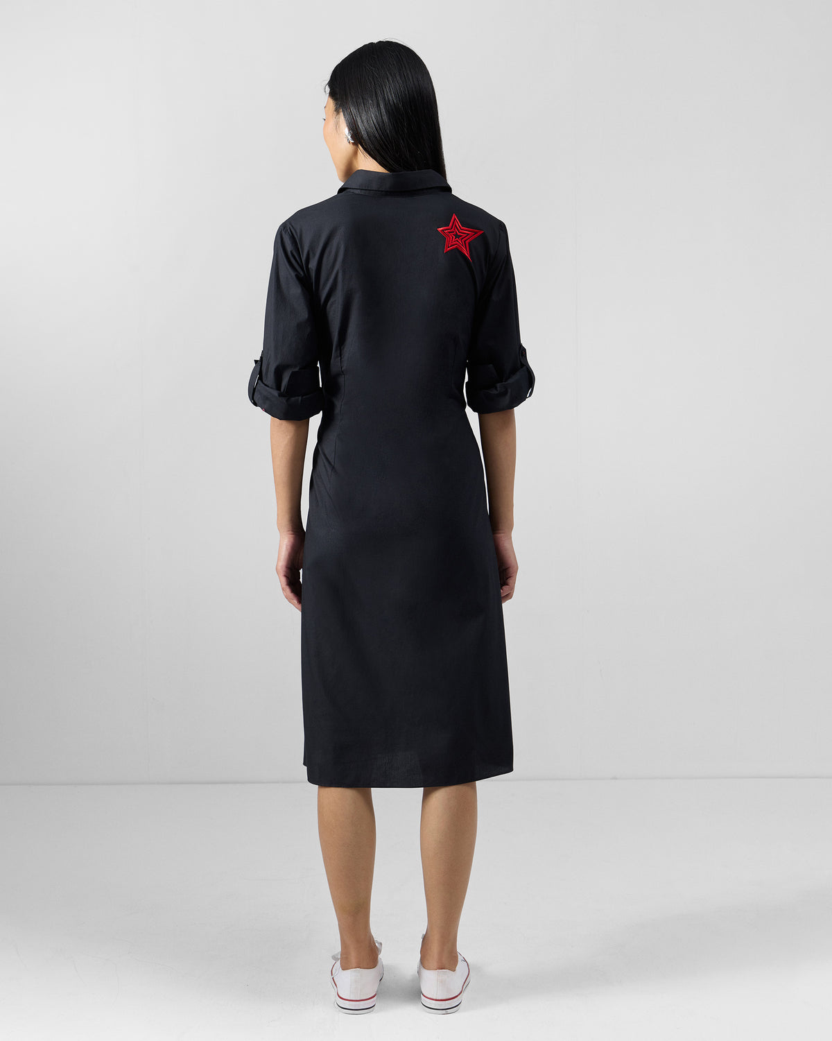 Sirsa Dress - Cotton Poplin Fitted