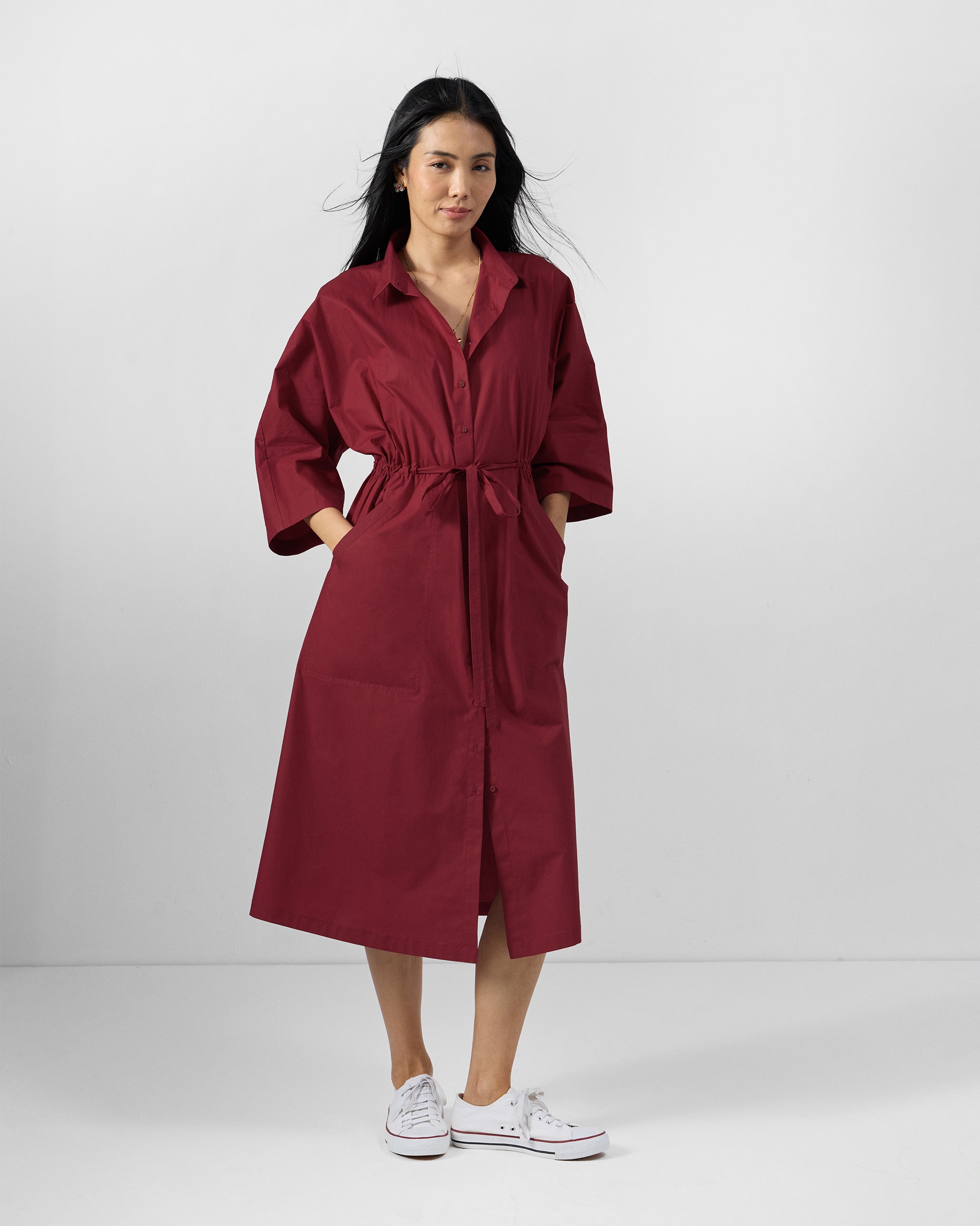 Nomad Dress - 100% Cotton A-line Fit