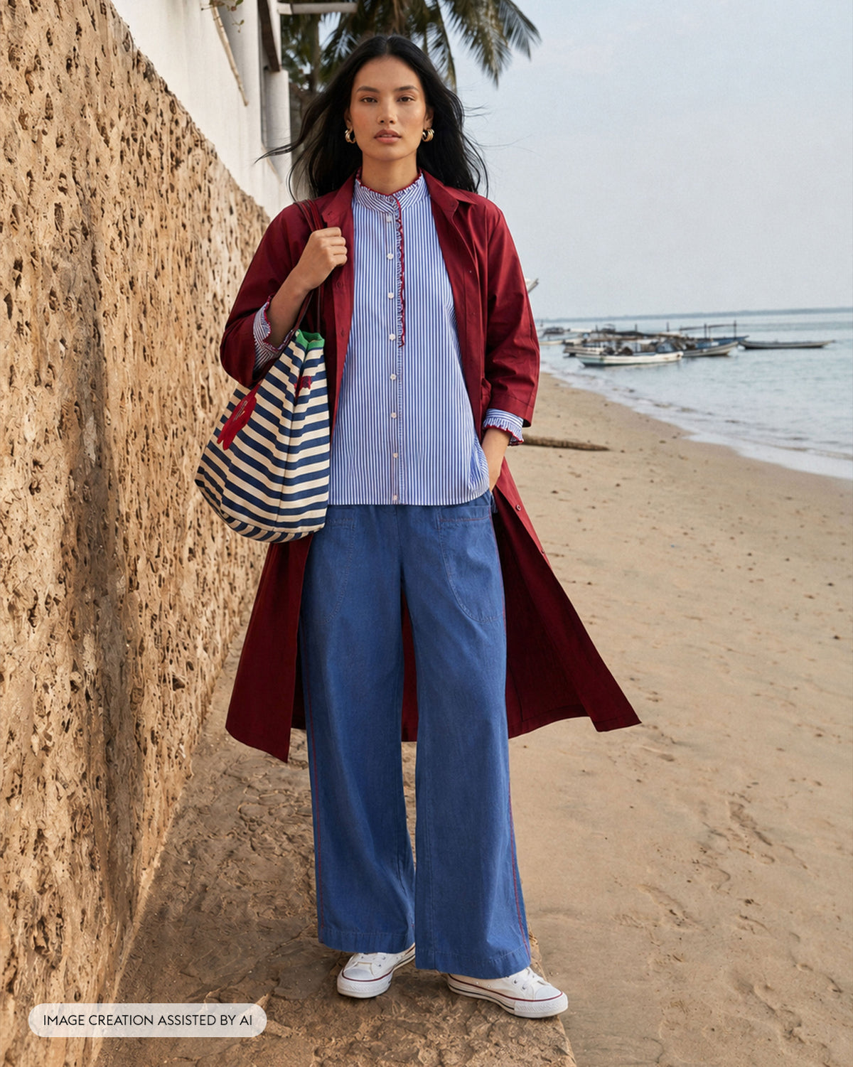 Nomad Dress - Cotton Poplin A-Line Fit