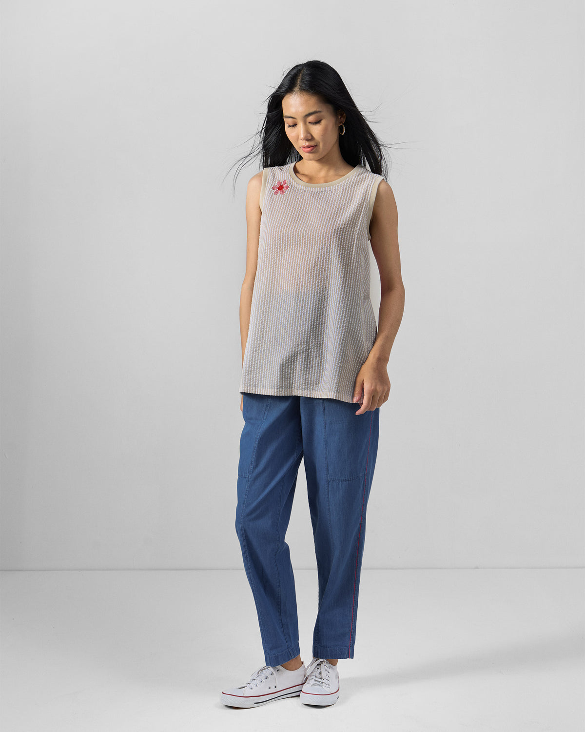 Kaiteki Pants - 100% Cotton Denim Narrow Fit