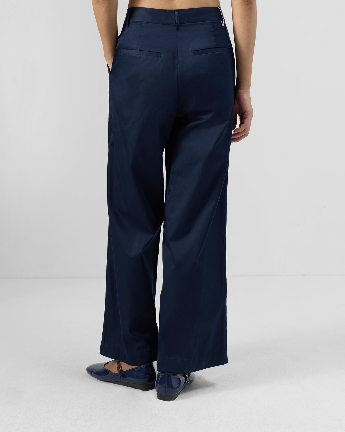 Vita Pants - Cotton Satin Regular Fit