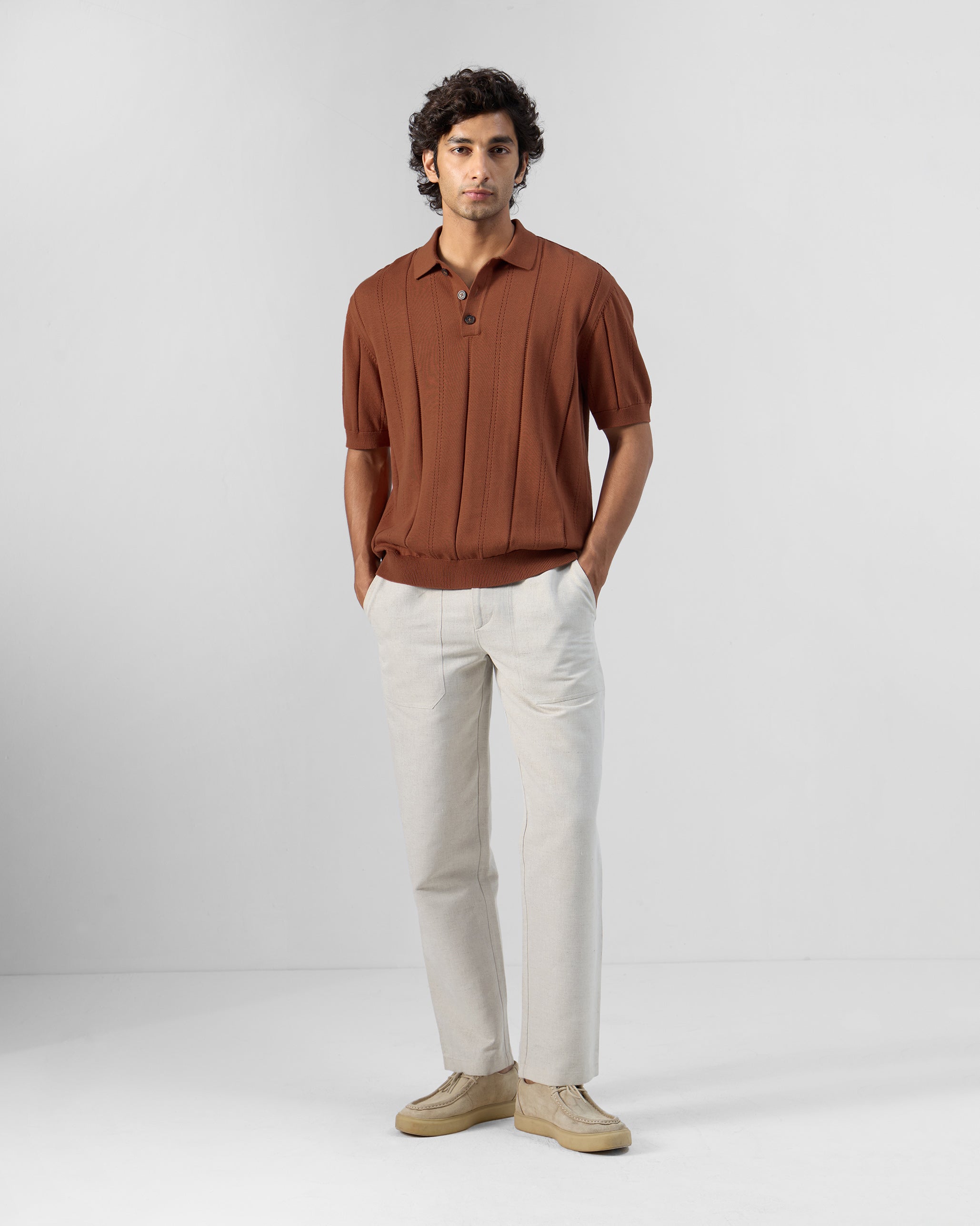Abeer Polo T-Shirt - Cotton Knit Regular Fit