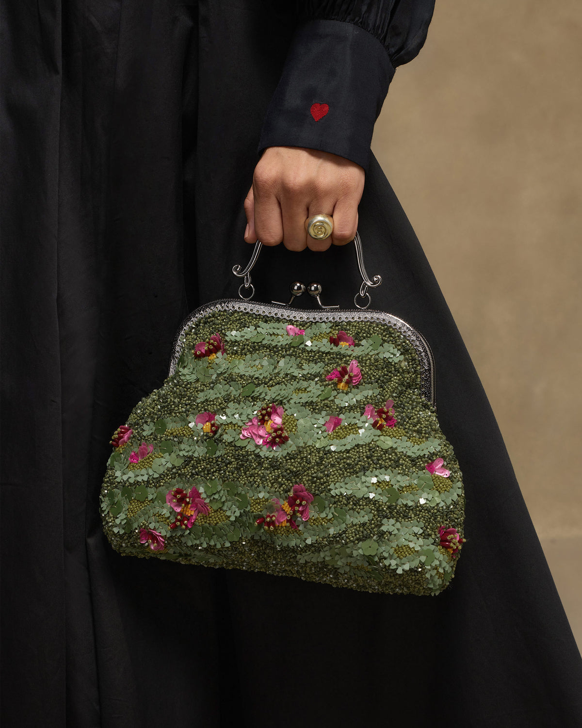 Gardenia Clutch - Green