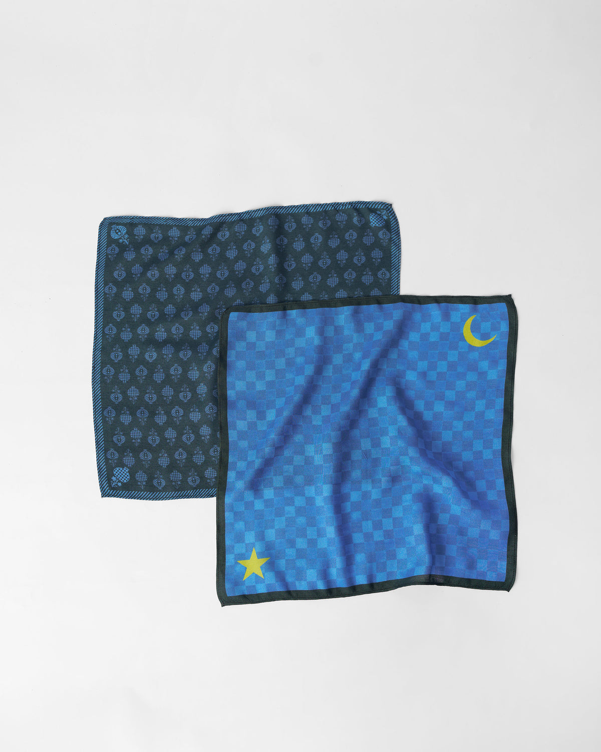 Twilight Pocket Square - Set Of 2 - Blue