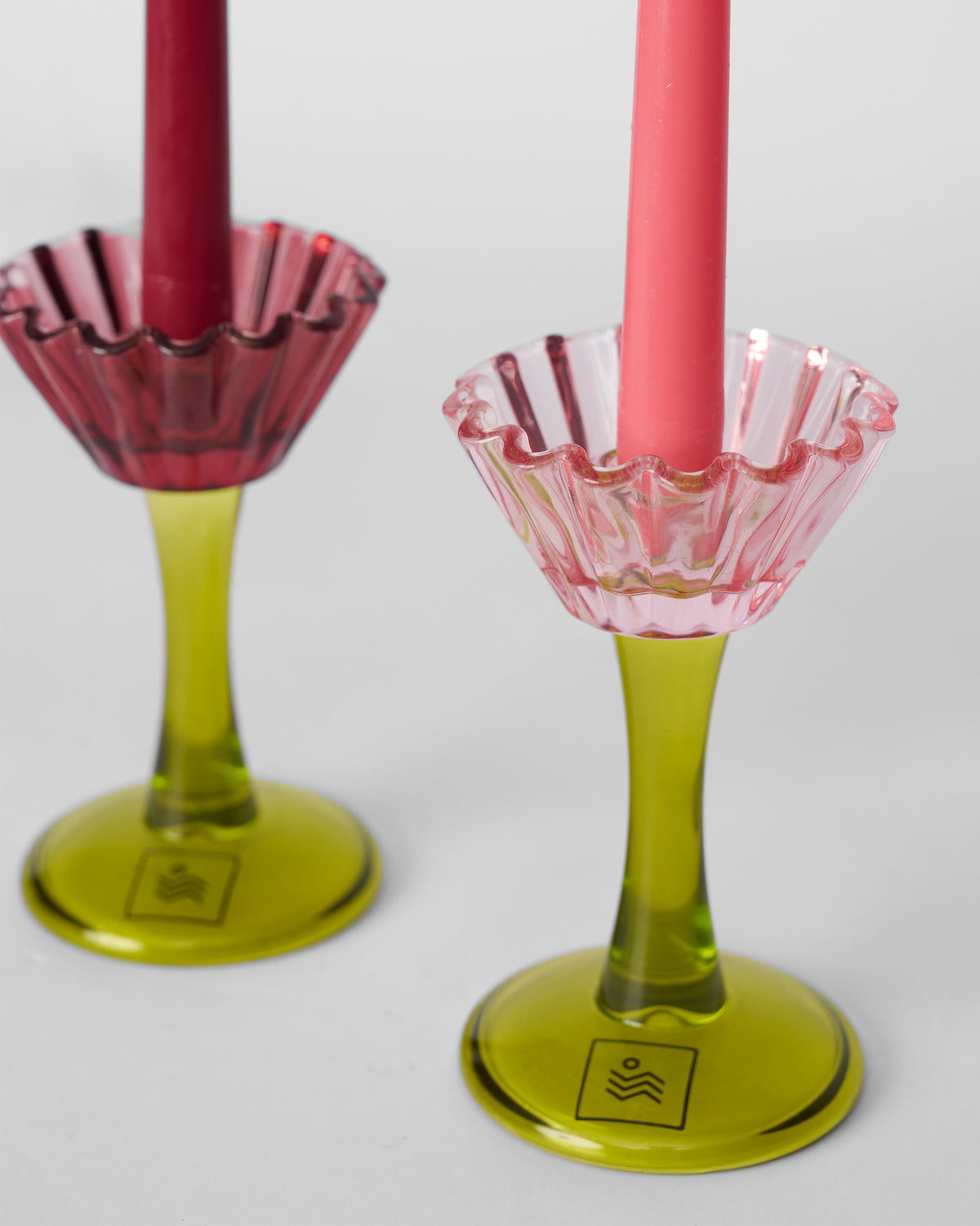 Ember Candle Holder and Taper Candle Set