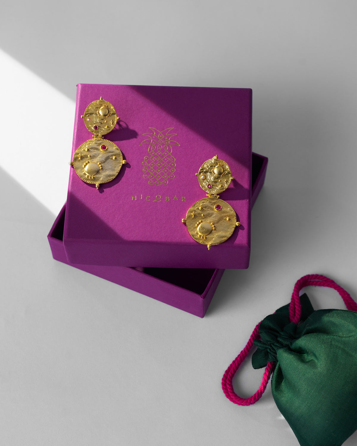 Rishi Earrings - Gold