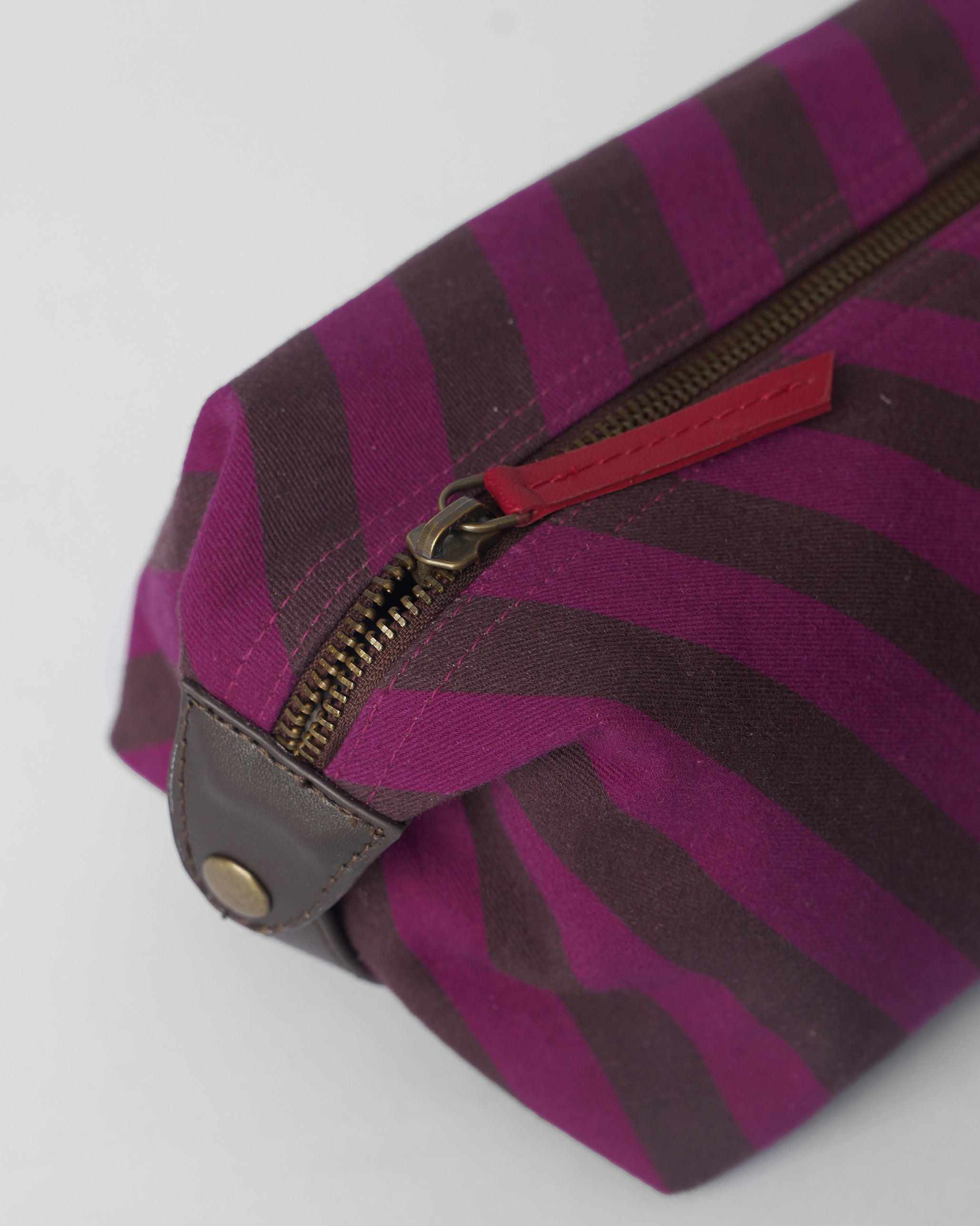 Cupid Pouch - Brown & Mulberry