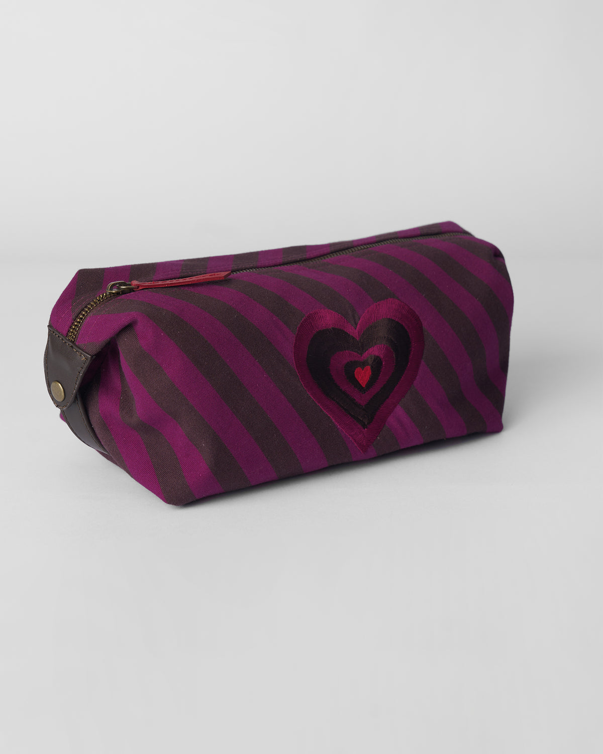 Cupid Pouch - Brown & Mulberry