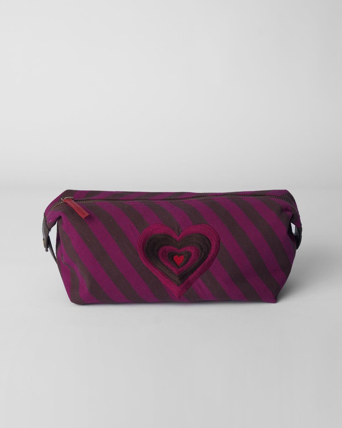 Cupid Pouch - Brown & Mulberry