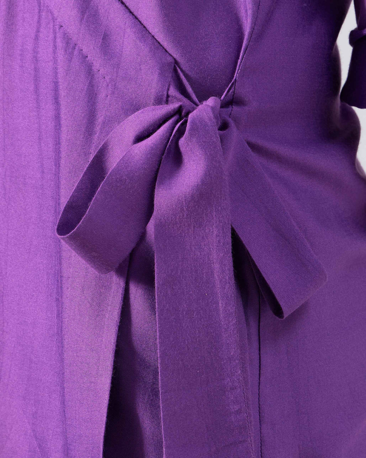 Katya Tie Up Shirt -Silk Blend Regular Fit
