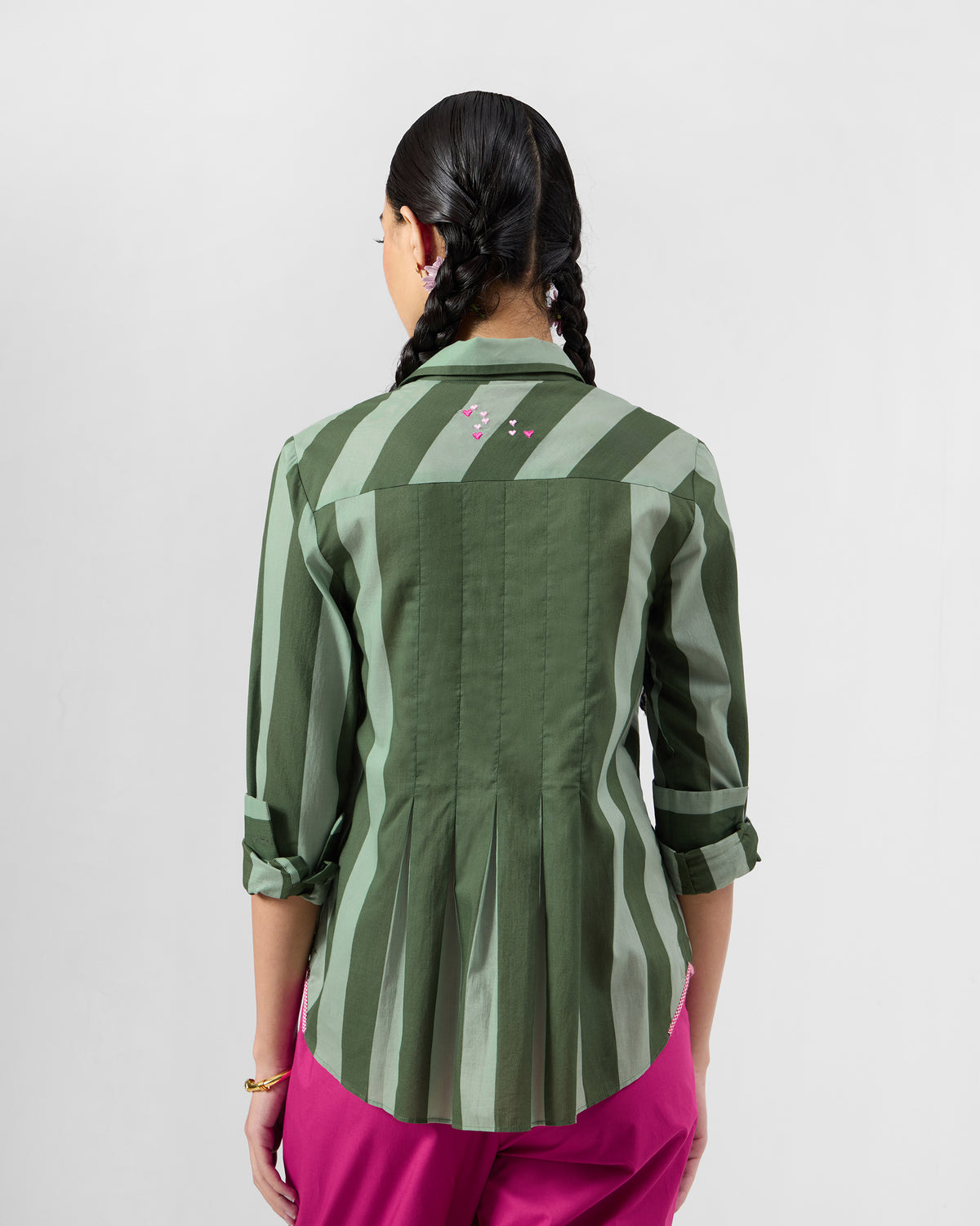 Amalis Shirt - Organic Cotton Voile Fitted