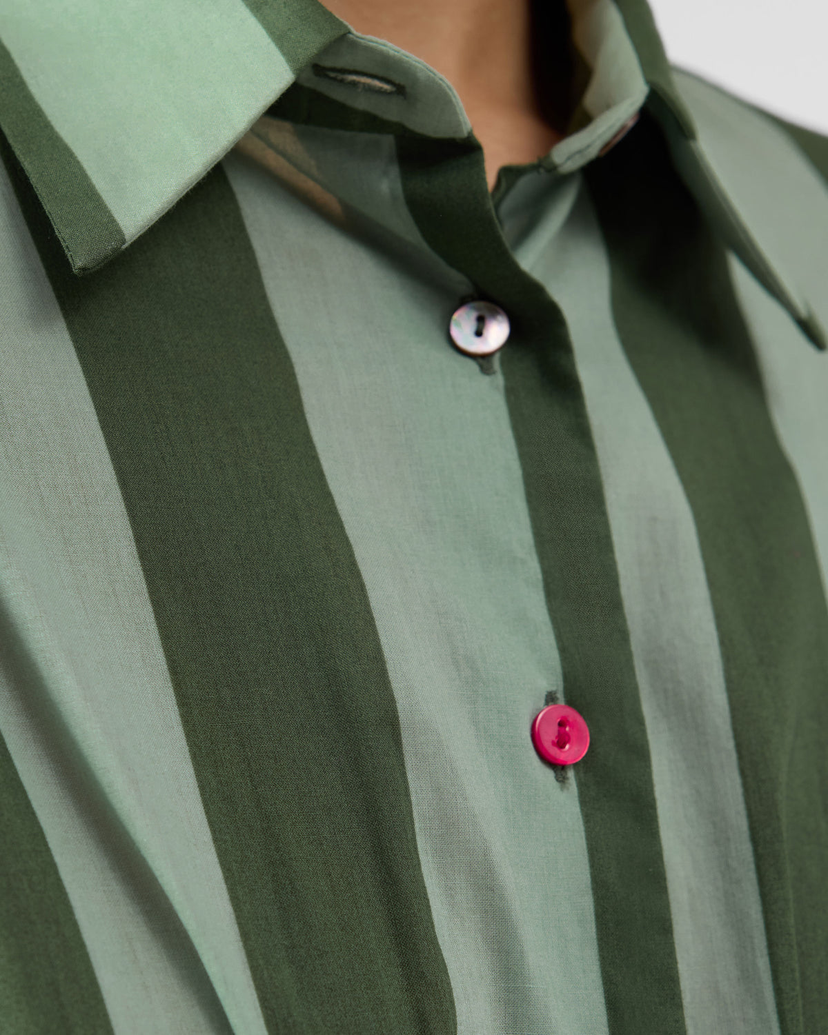 Amalis Shirt - Organic Cotton Voile Fitted