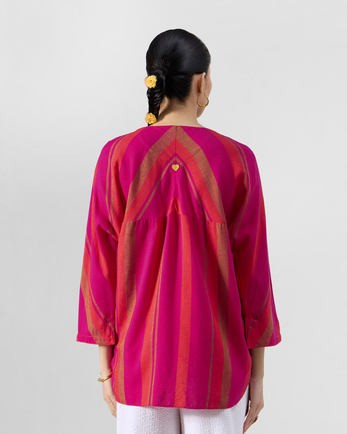 Anila Phiran - Linen Blend Loose Fit