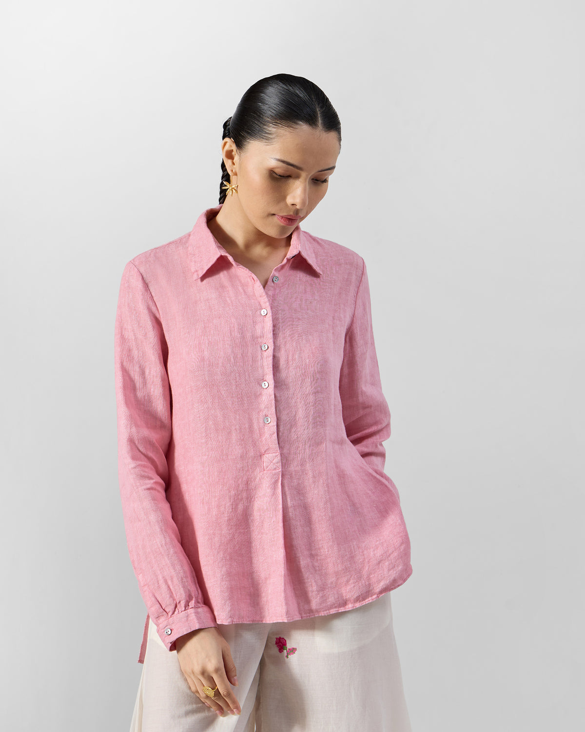 Mati Shirt - 100% Linen Regular Fit