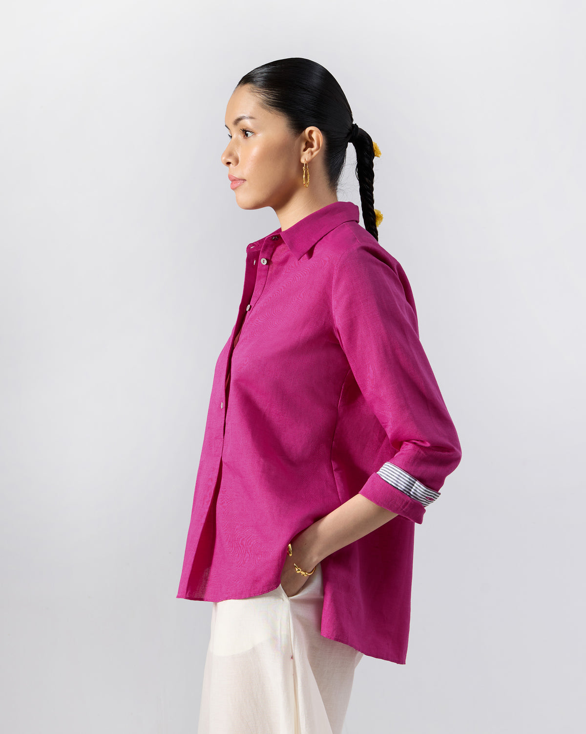 Mati Shirt - Linen Blend Regular Fit
