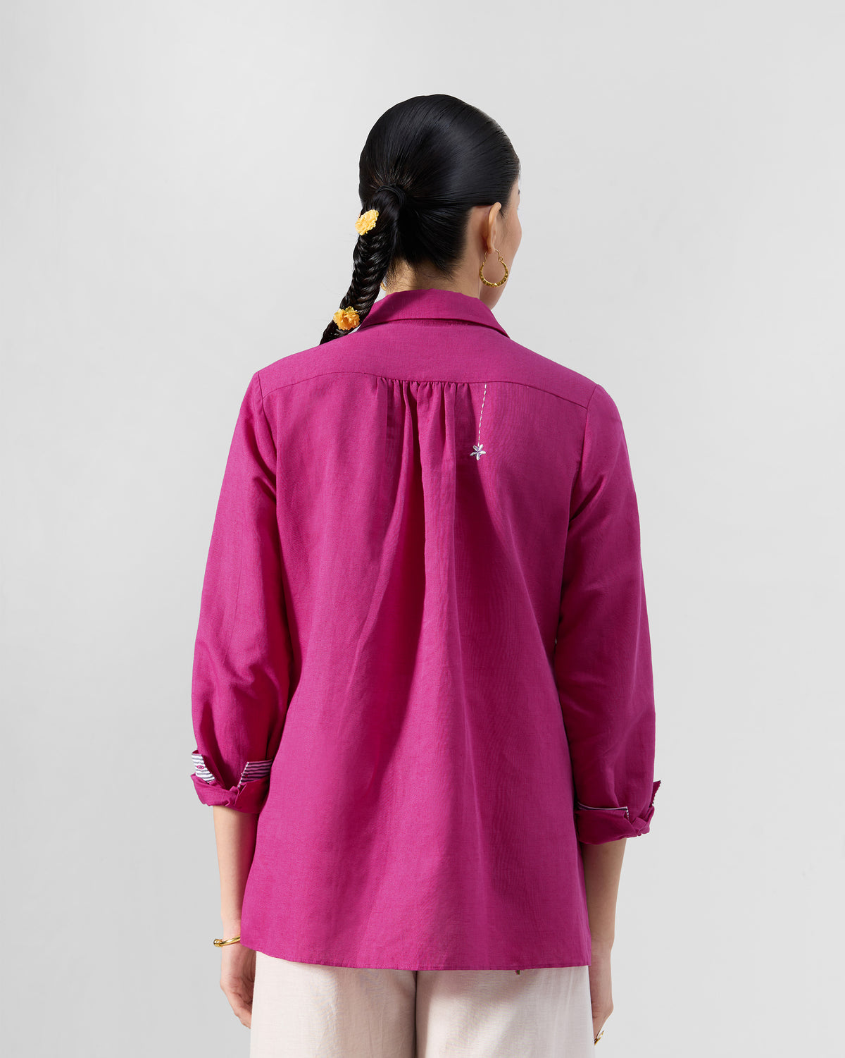 Mati Shirt - Linen Blend Regular Fit