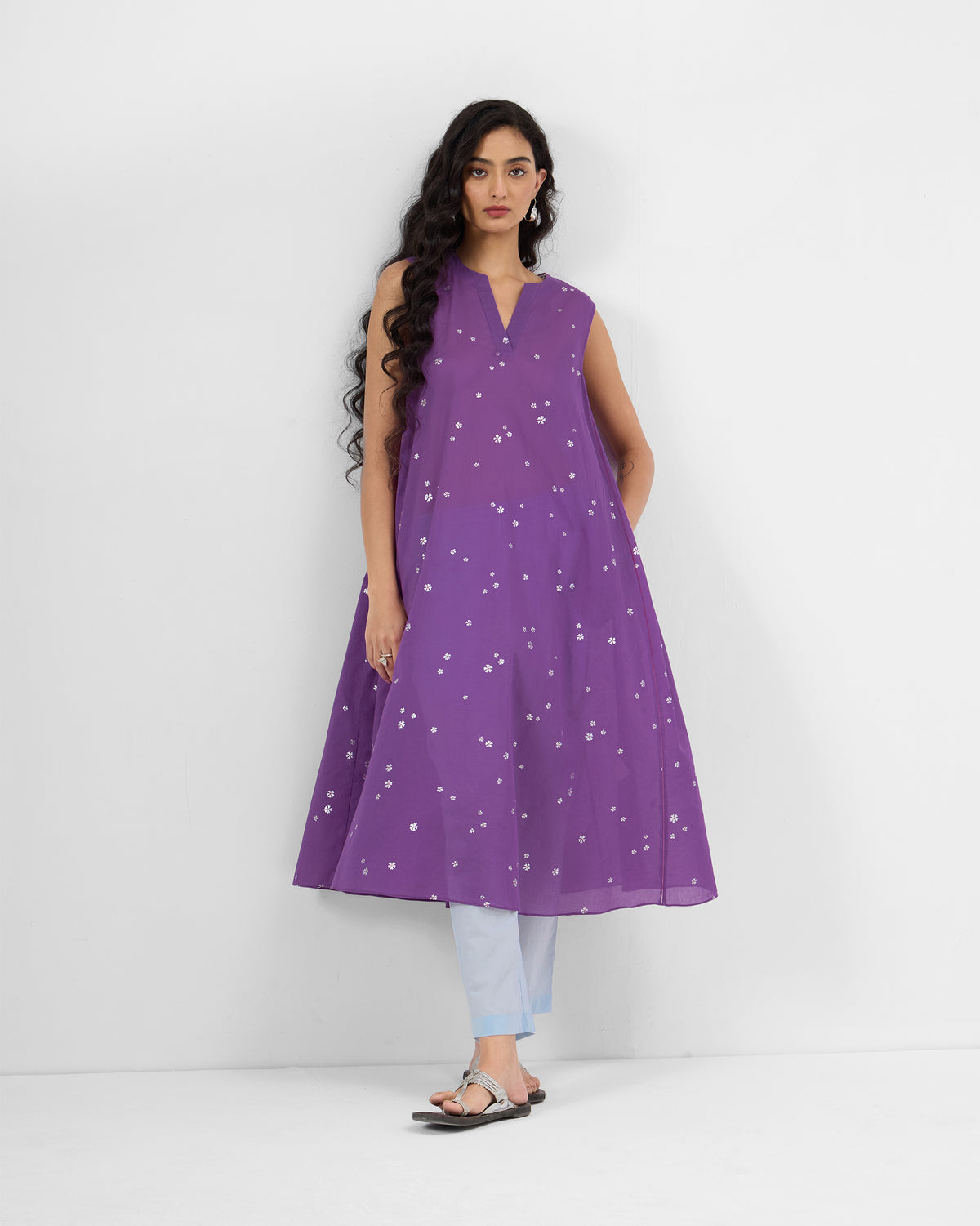 Tuni Kurta - Printed Cotton Blend