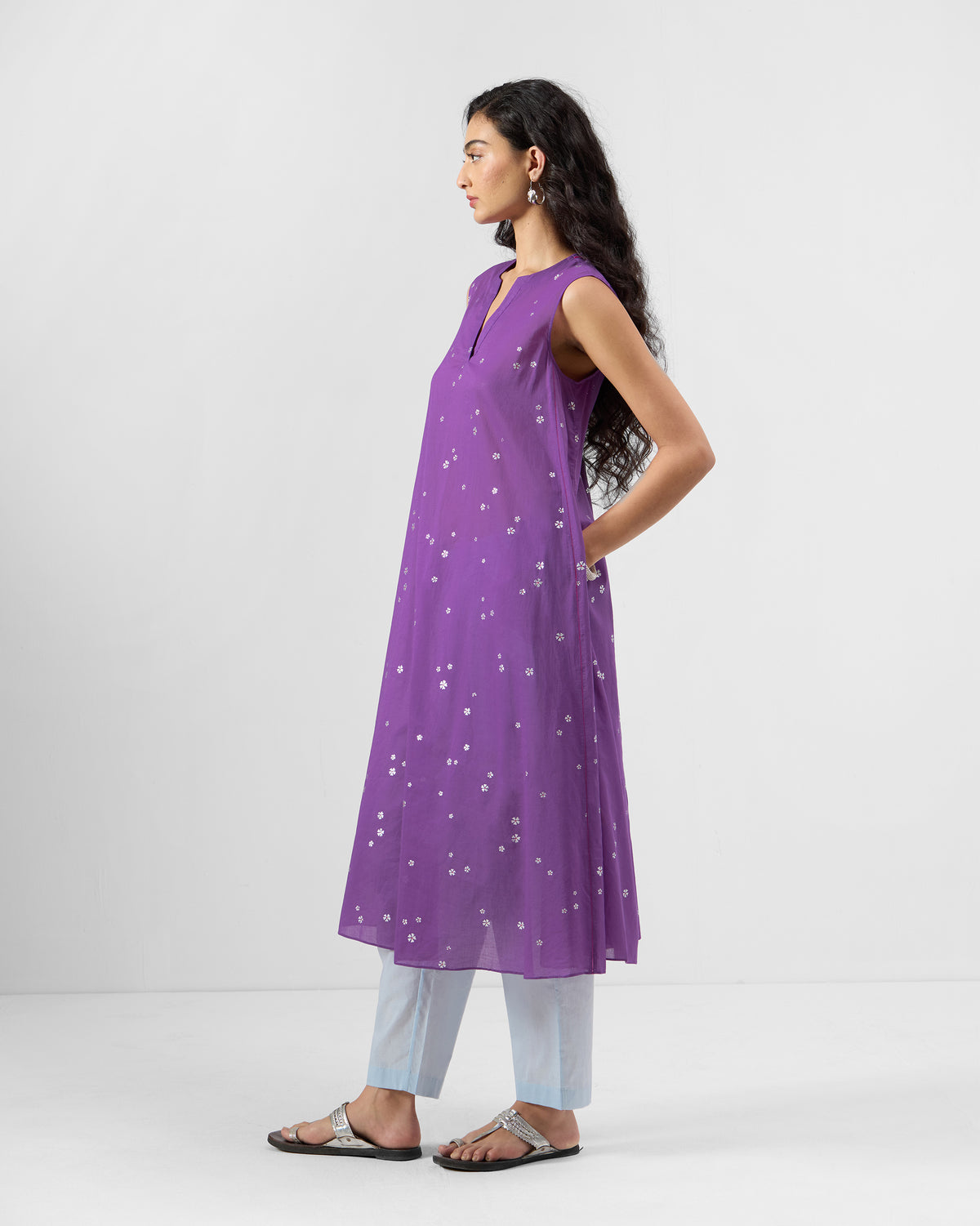 Tuni Kurta - Printed Cotton Blend