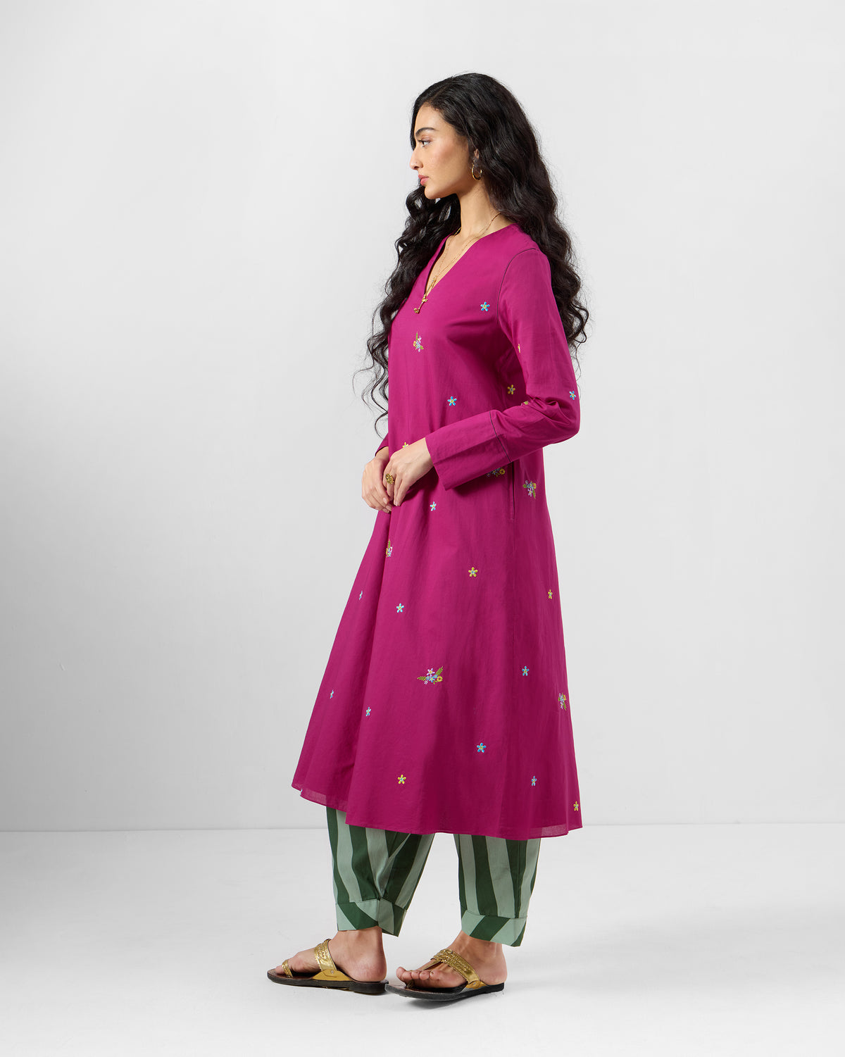 Narsa Kurta - 100% Cotton A-Line Fit