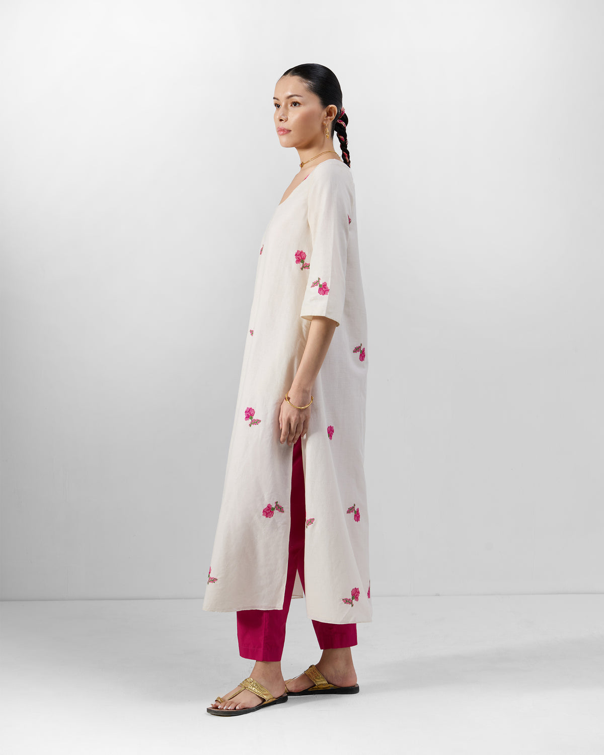 Amrai Kurta - 100% Cotton A-Line Fit