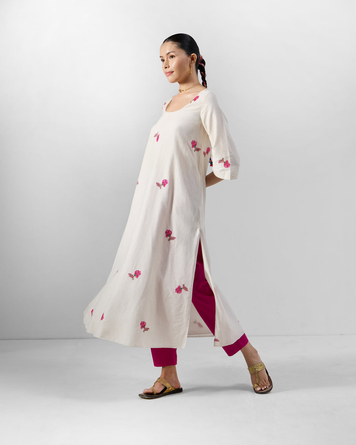 Amrai Kurta - 100% Cotton A-Line Fit