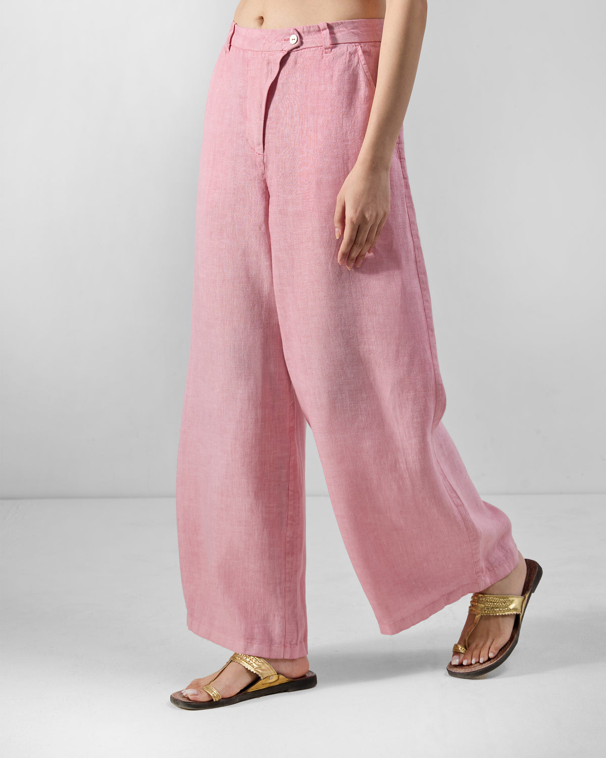 Avent Pants - 100% Linen A-Line Fit